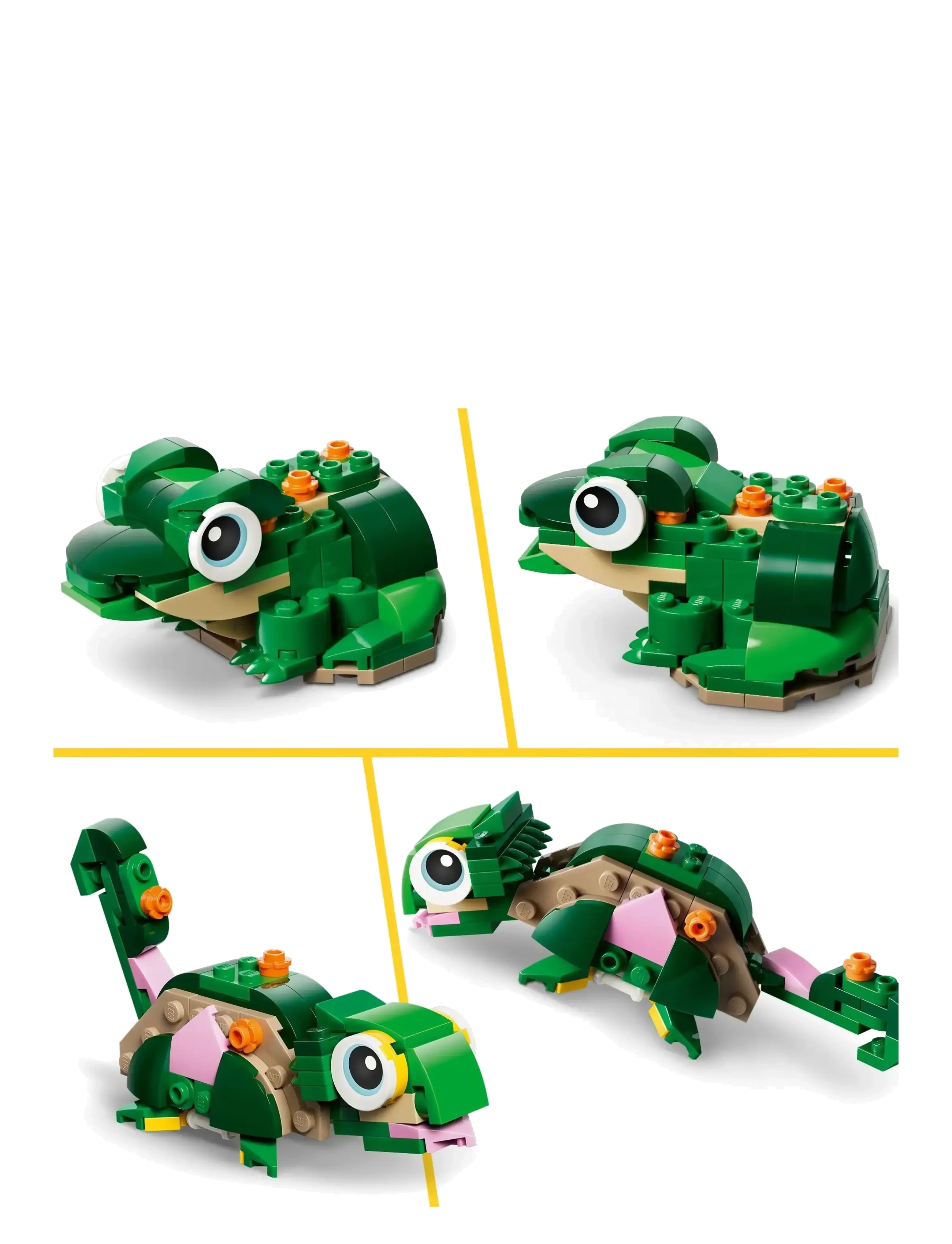 LEGO - Creator 3 in 1 Turtle with a Water Lily Flower 31377 - lego creator - multi - 5