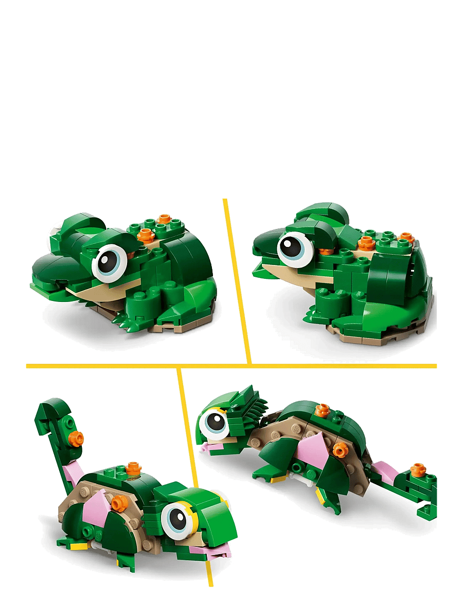 LEGO - Creator 3 in 1 Turtle with a Water Lily Flower 31377 - lego creator - multi - 5
