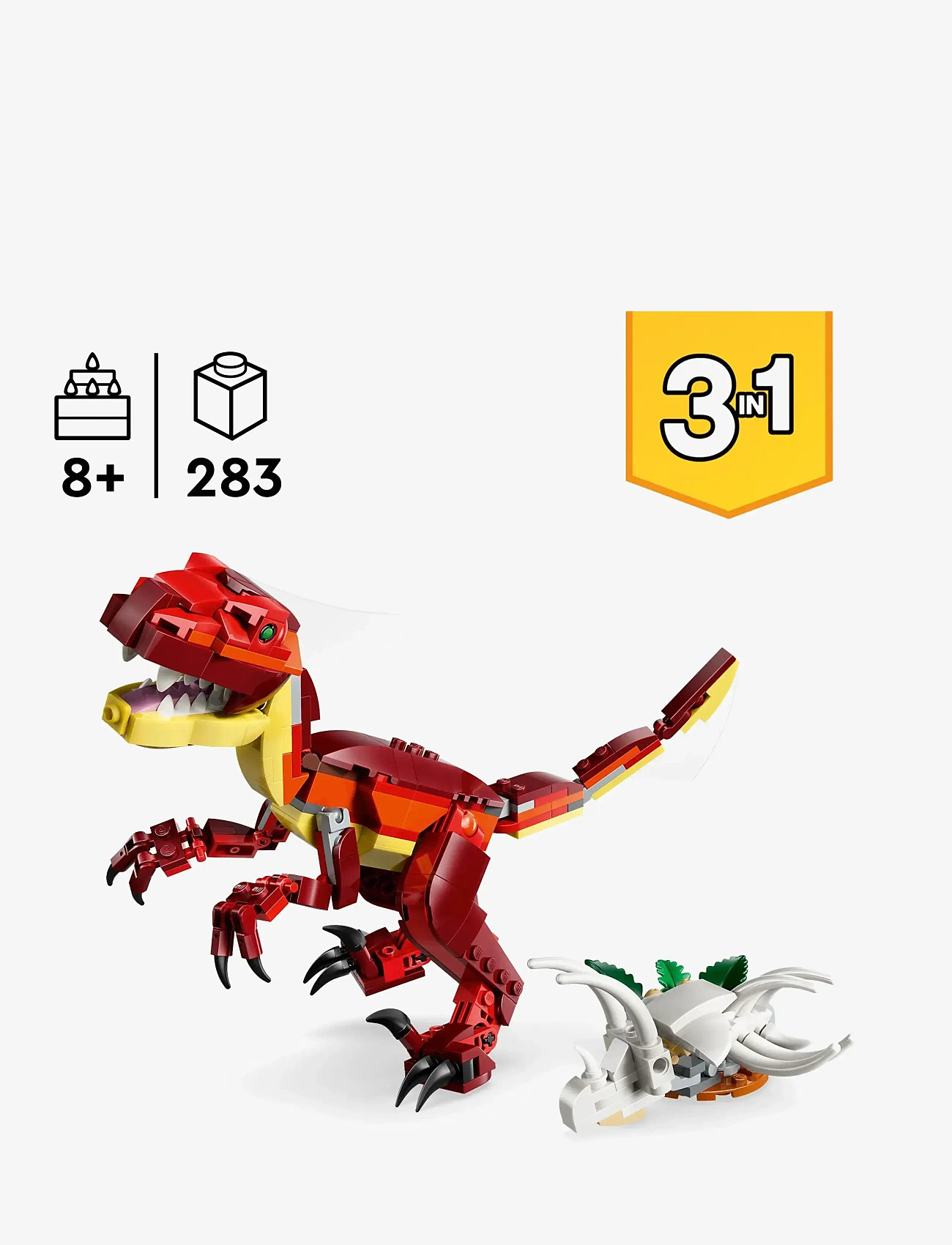 LEGO - Creator 3 in 1 Fierce Dinosaur Toy 31379 - lego creator - multi - 1