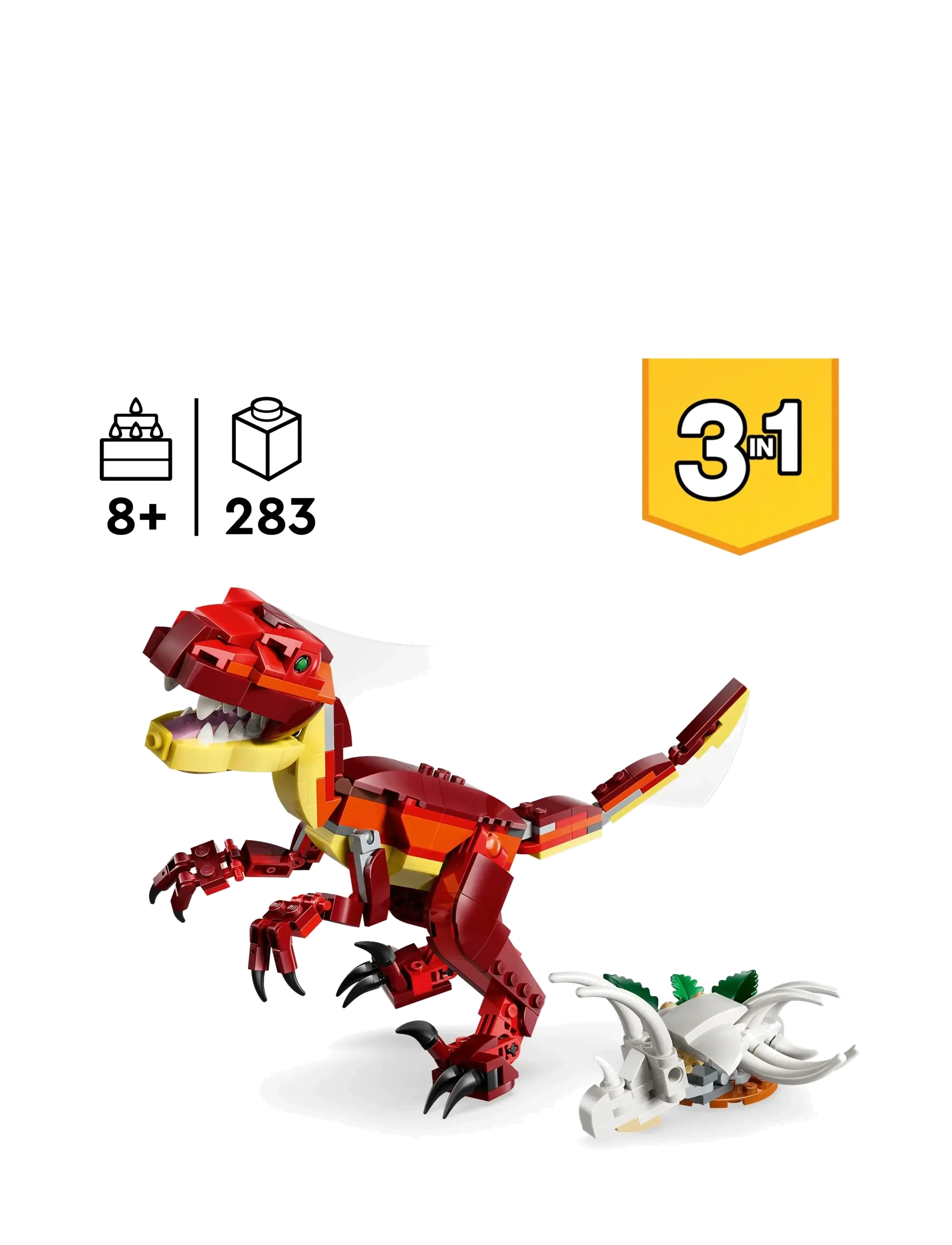 LEGO - Creator 3 in 1 Fierce Dinosaur Toy 31379 - lego creator - multi - 1