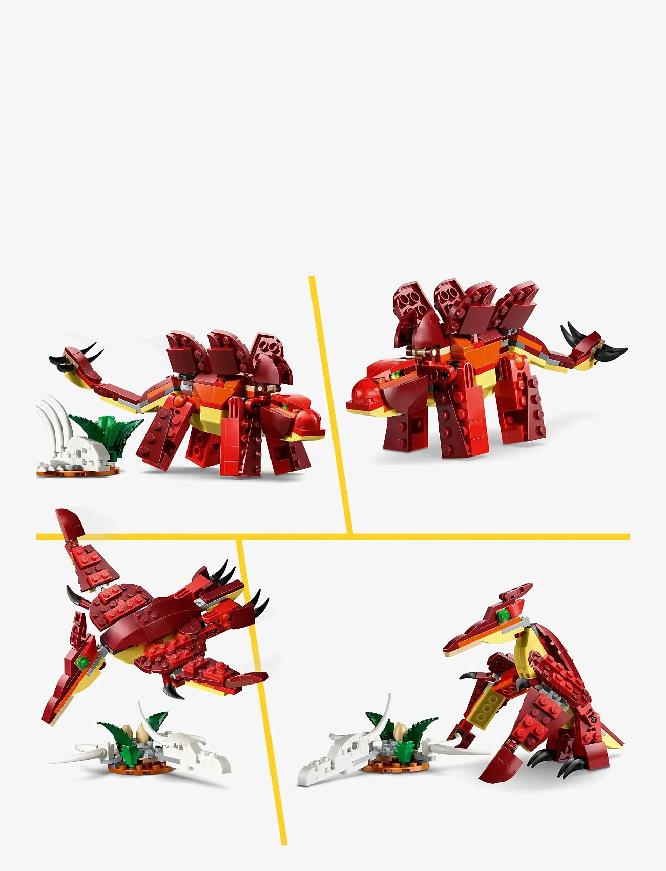 LEGO - Creator 3 in 1 Fierce Dinosaur Toy 31379 - lego creator - multi - 5