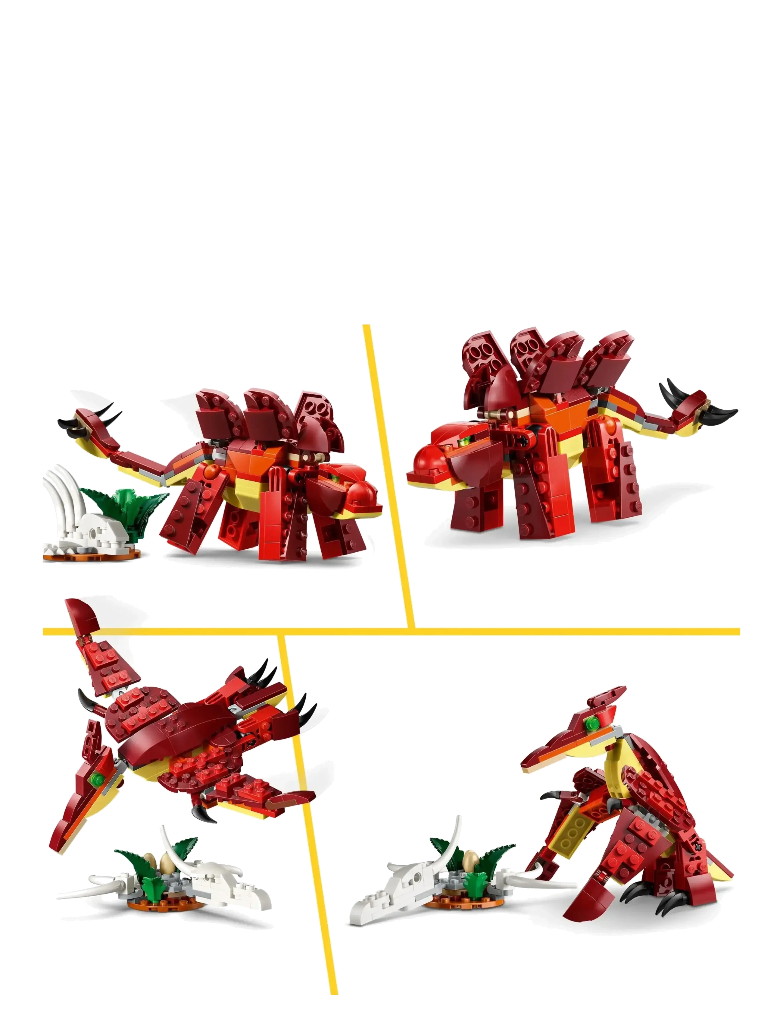 LEGO - Creator 3 in 1 Fierce Dinosaur Toy 31379 - lego creator - multi - 5