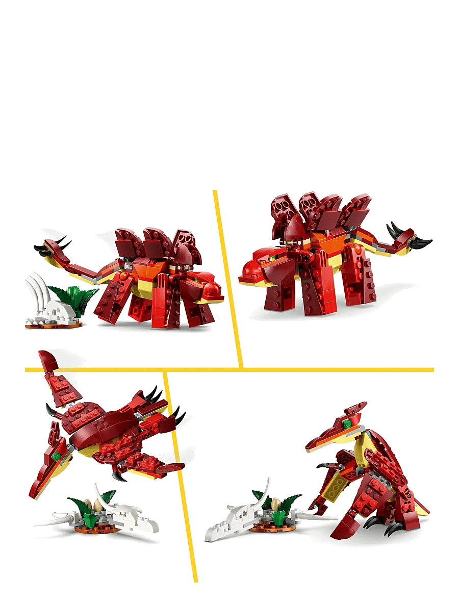 LEGO - Creator 3 in 1 Fierce Dinosaur Toy 31379 - lego creator - multi - 5