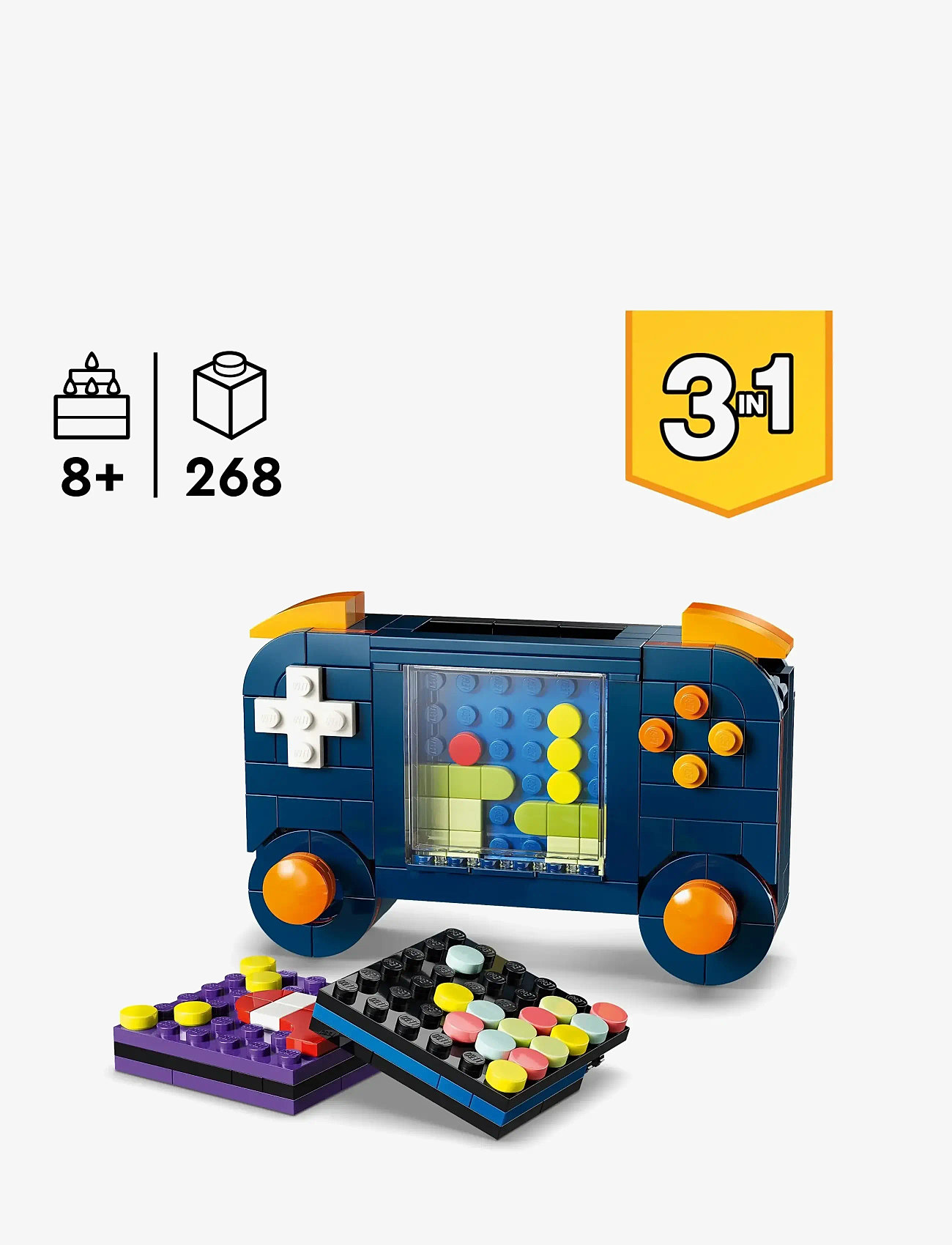 LEGO - Creator 3 in 1 Retro Gaming Console Building Toy 31380 - lego creator - multi - 1