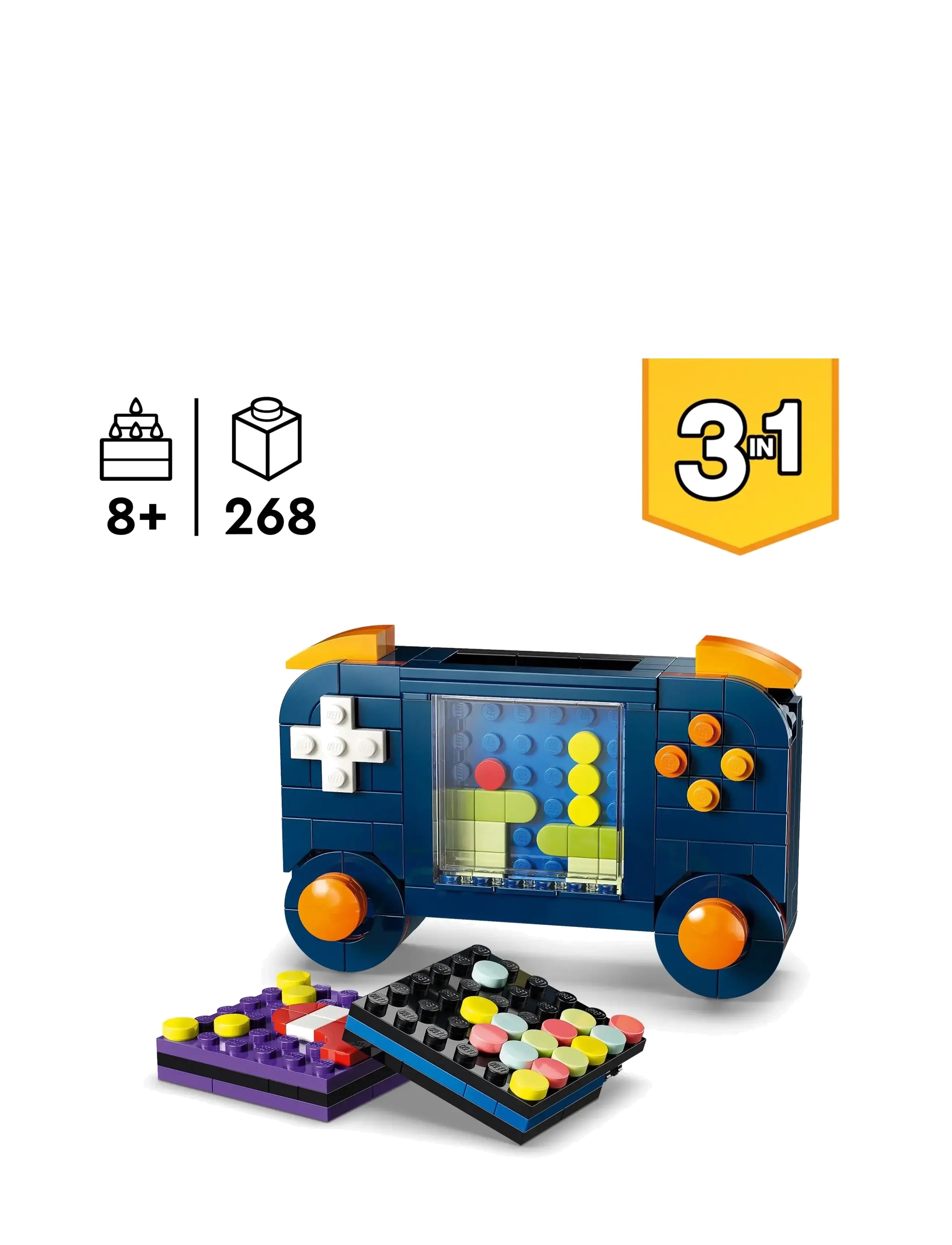 LEGO - Creator 3 in 1 Retro Gaming Console Building Toy 31380 - lego creator - multi - 1