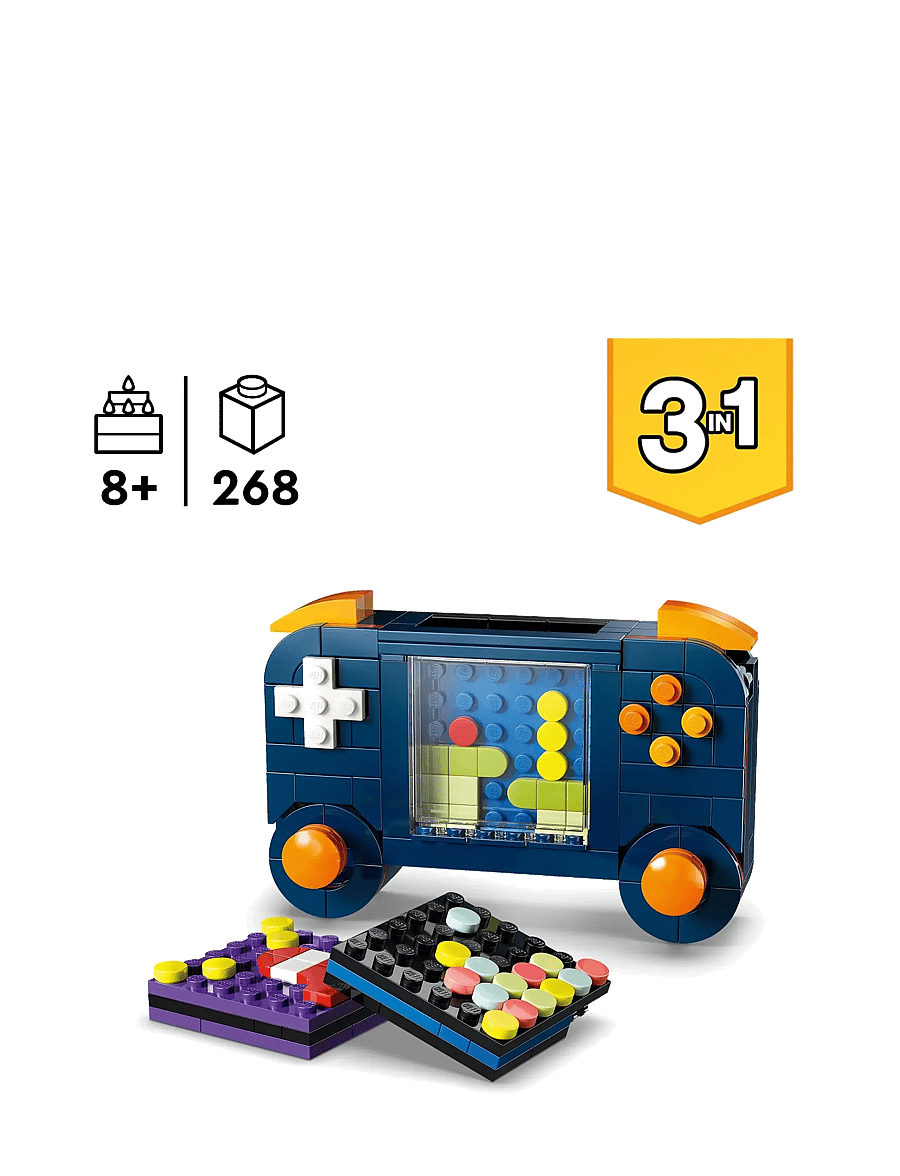 LEGO - Creator 3 in 1 Retro Gaming Console Building Toy 31380 - lego creator - multi - 1