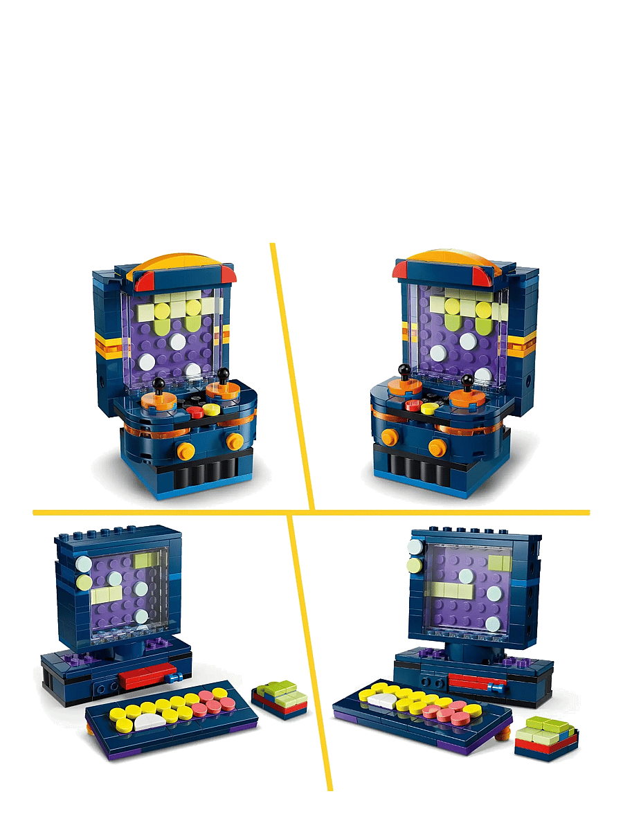 LEGO - Creator 3 in 1 Retro Gaming Console Building Toy 31380 - lego creator - multi - 4