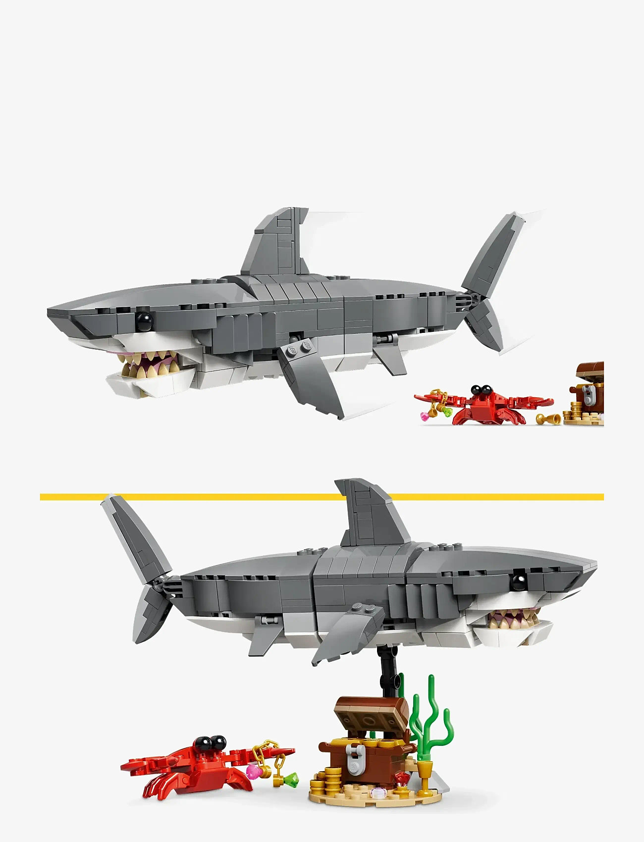 LEGO - Creator Fierce Shark with a Treasure Chest Toy 31381 - lego creator - multi - 4