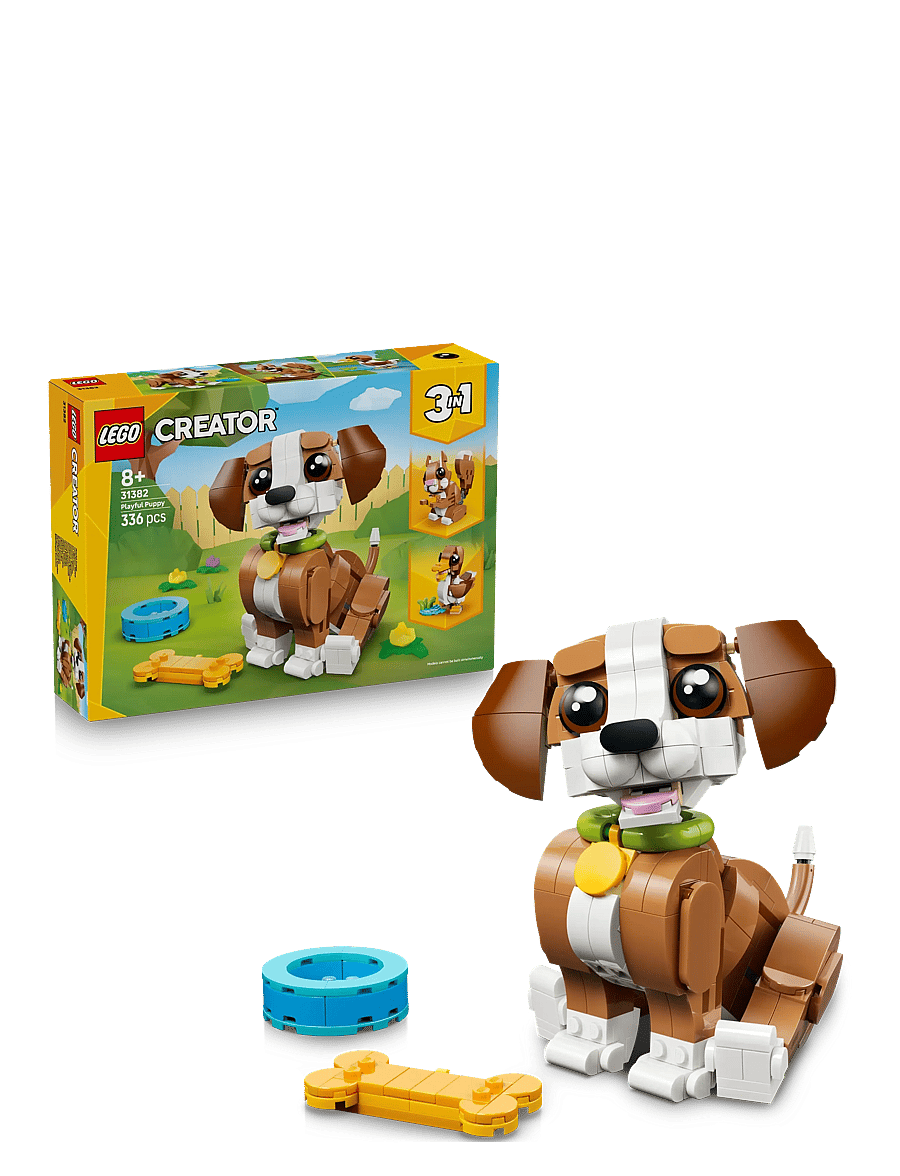LEGO - Creator 3 in 1 Cute Animals: Playful Puppy Dog 31382 - lego creator - multi - 0
