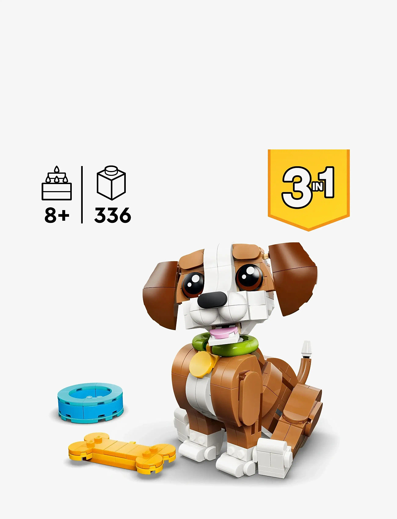 LEGO - Creator 3 in 1 Cute Animals: Playful Puppy Dog 31382 - lego creator - multi - 1