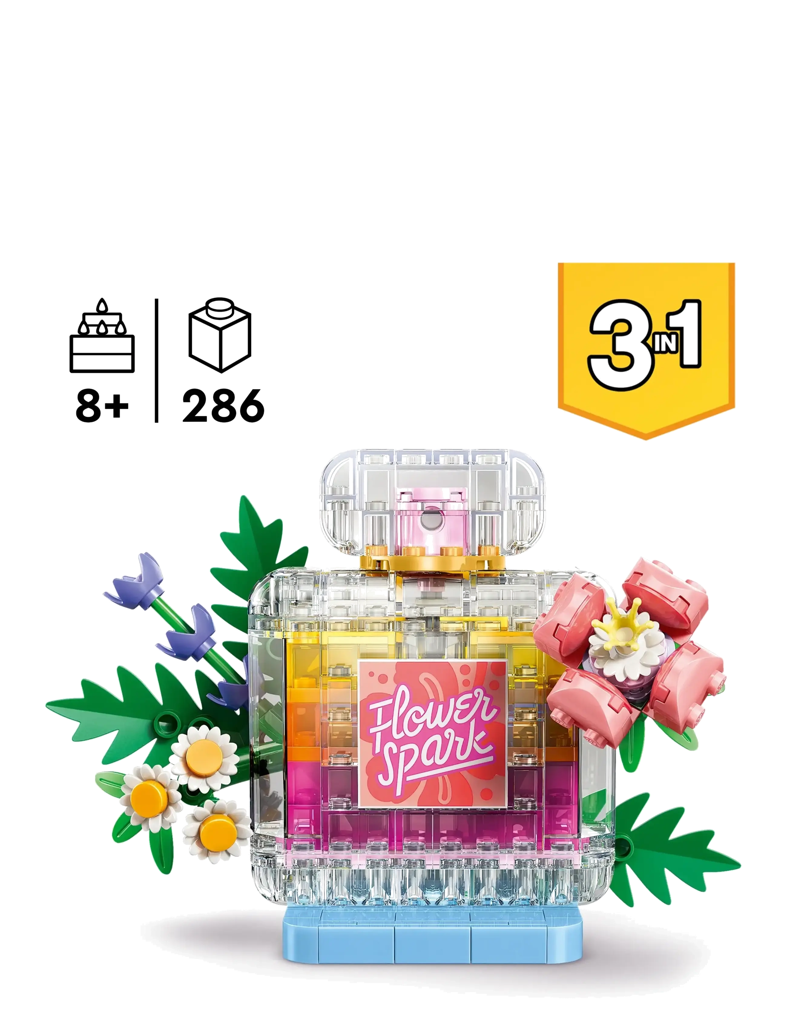 LEGO - Parfymflaska med blomsterdekoration 31383 - multi - 1