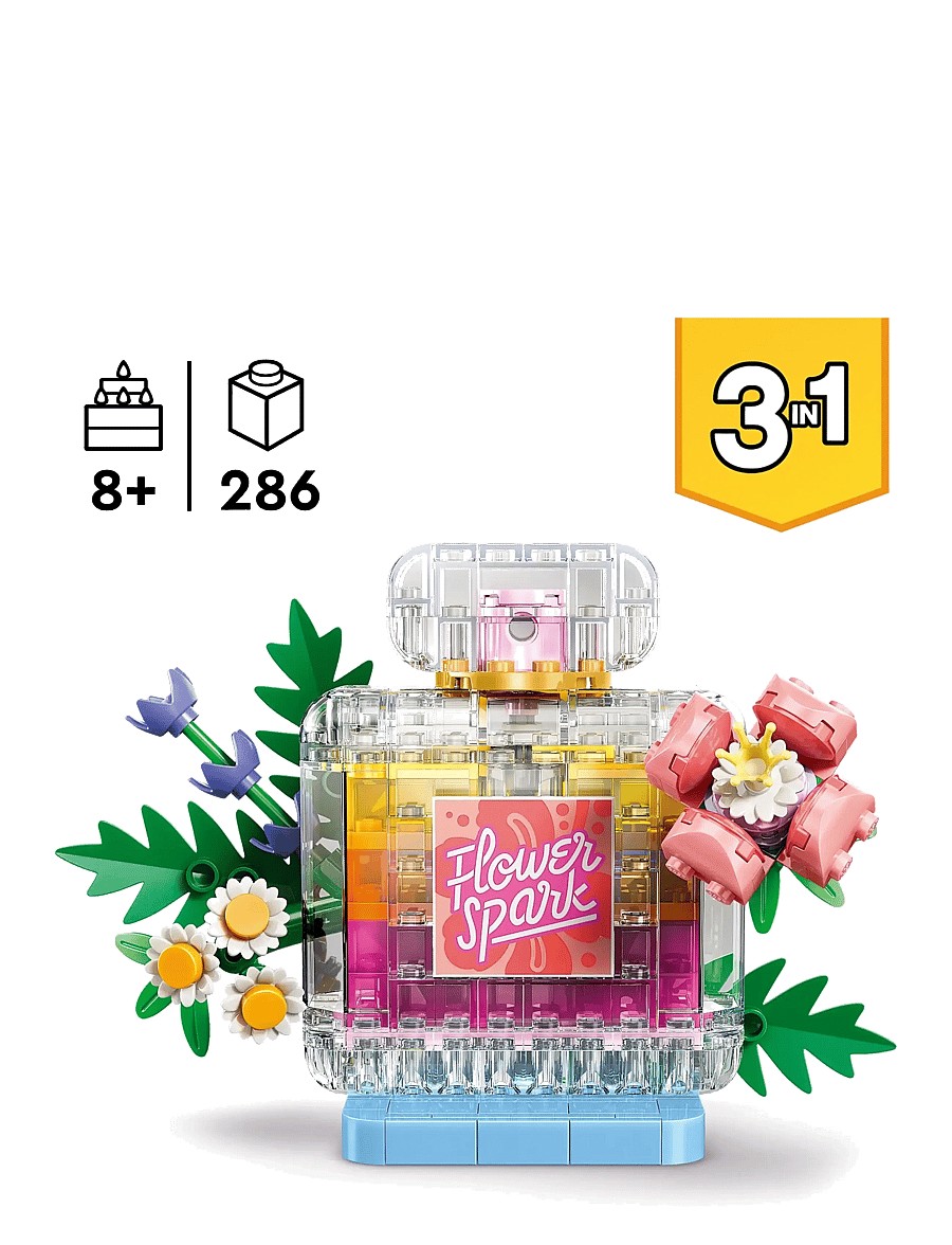 LEGO - Creator 3 in 1 Floral Decor Perfume Bottle 31383 - lego creator - multi - 1
