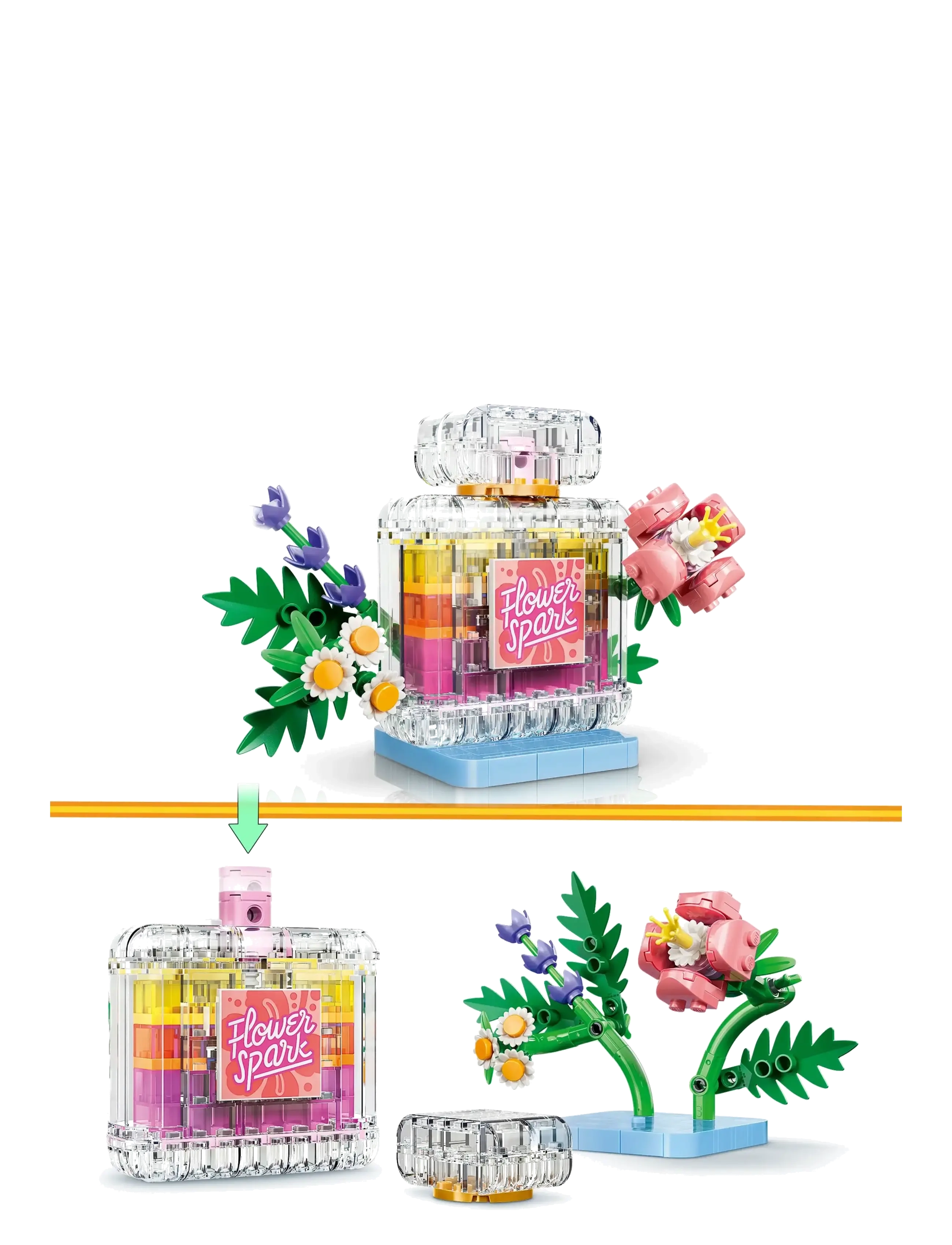 LEGO - Parfymflaska med blomsterdekoration 31383 - multi - 3