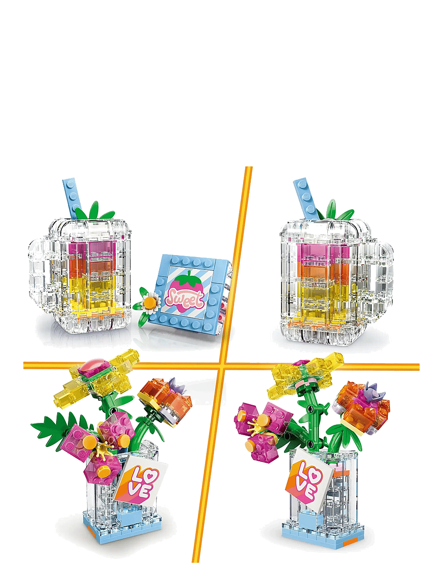 LEGO - Creator 3 in 1 Floral Decor Perfume Bottle 31383 - lego creator - multi - 4