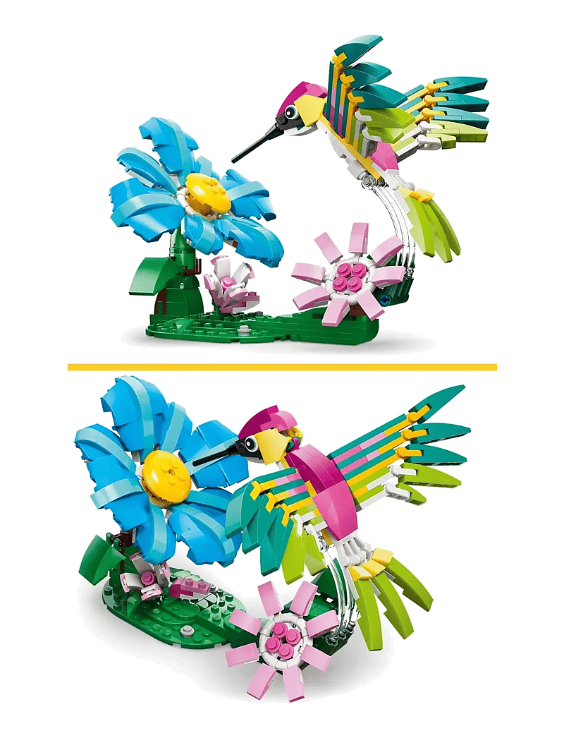LEGO - Creator 3 in1 Wild Animals: Colourful Hummingbird Decor 31384 - lego creator - multi - 4