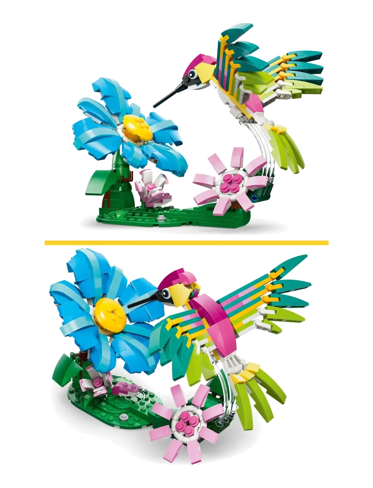 LEGO - Creator 3 in1 Wild Animals: Colourful Hummingbird Decor 31384 - lego creator - multi - 4