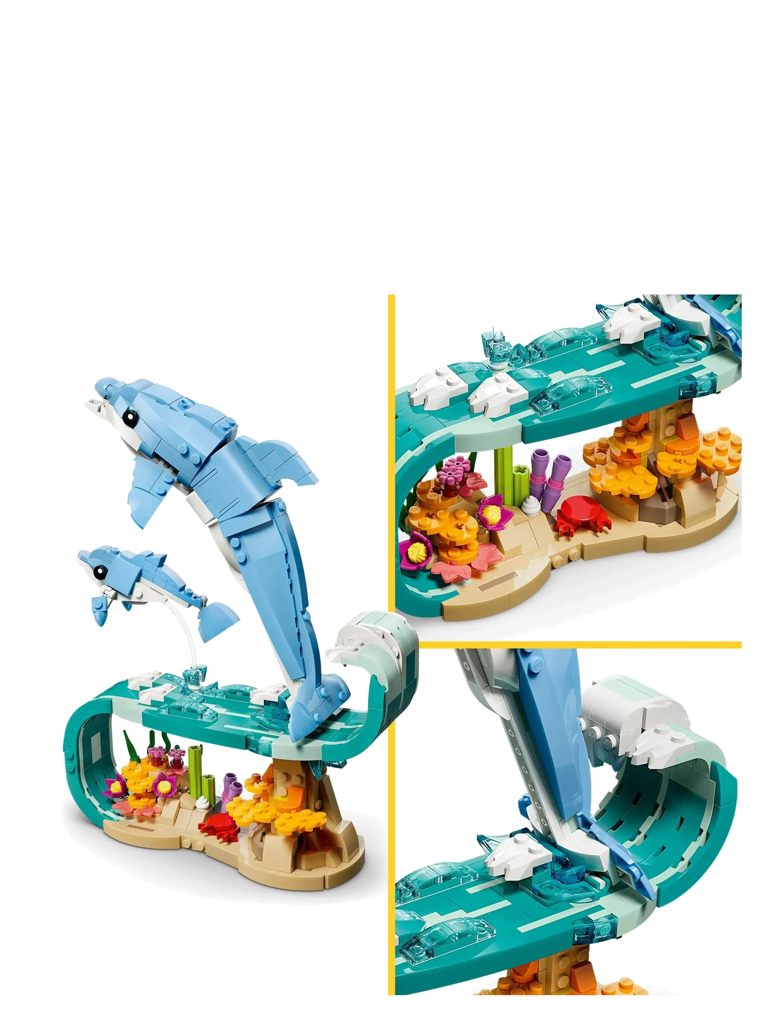 LEGO - Creator 3 in 1 Sea Animals: Beautiful Dolphins 31385 - lego creator - multi - 4