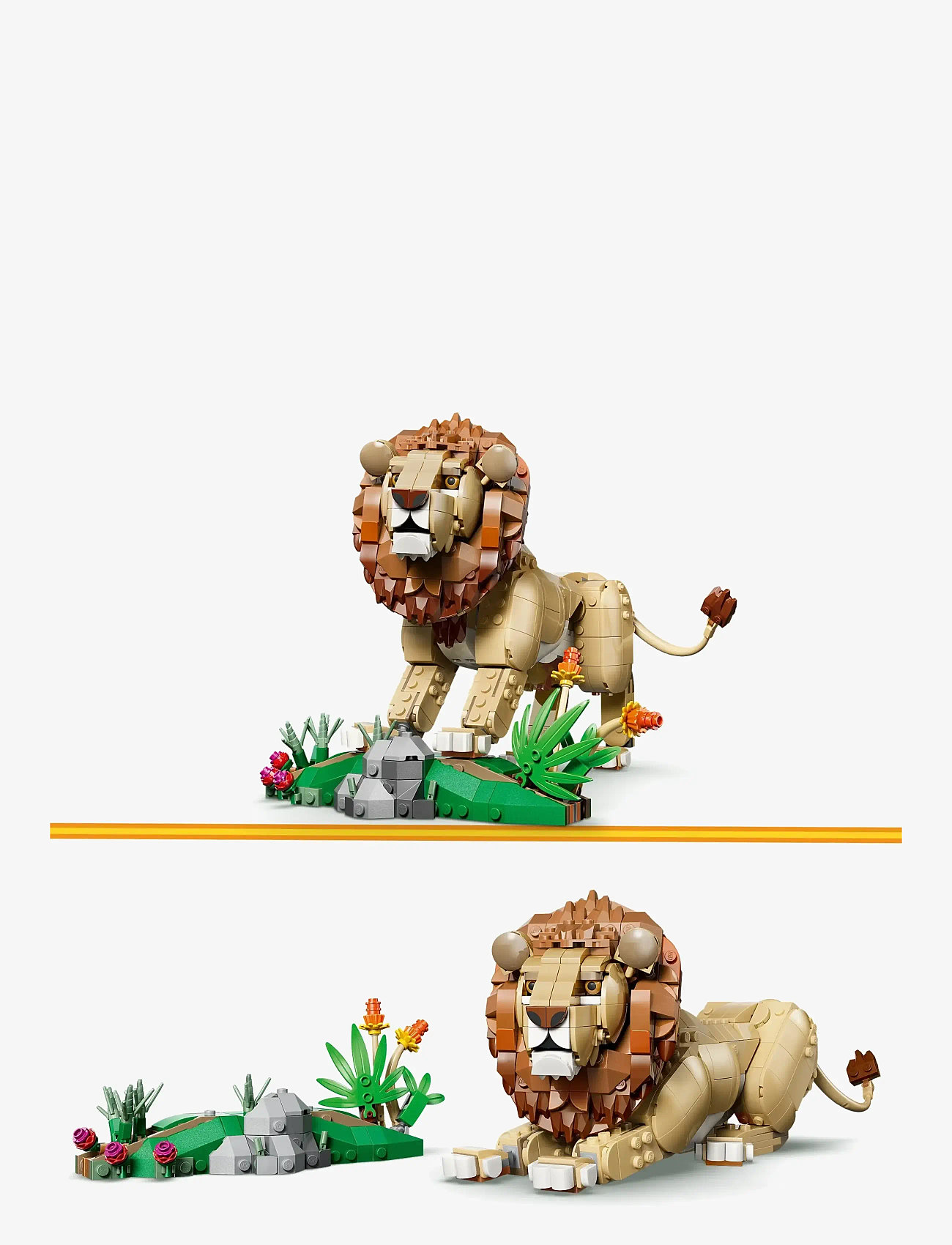 LEGO - Creator 3 in 1 Wild Animals: Majestic Lion Toy 31386 - multi - 4