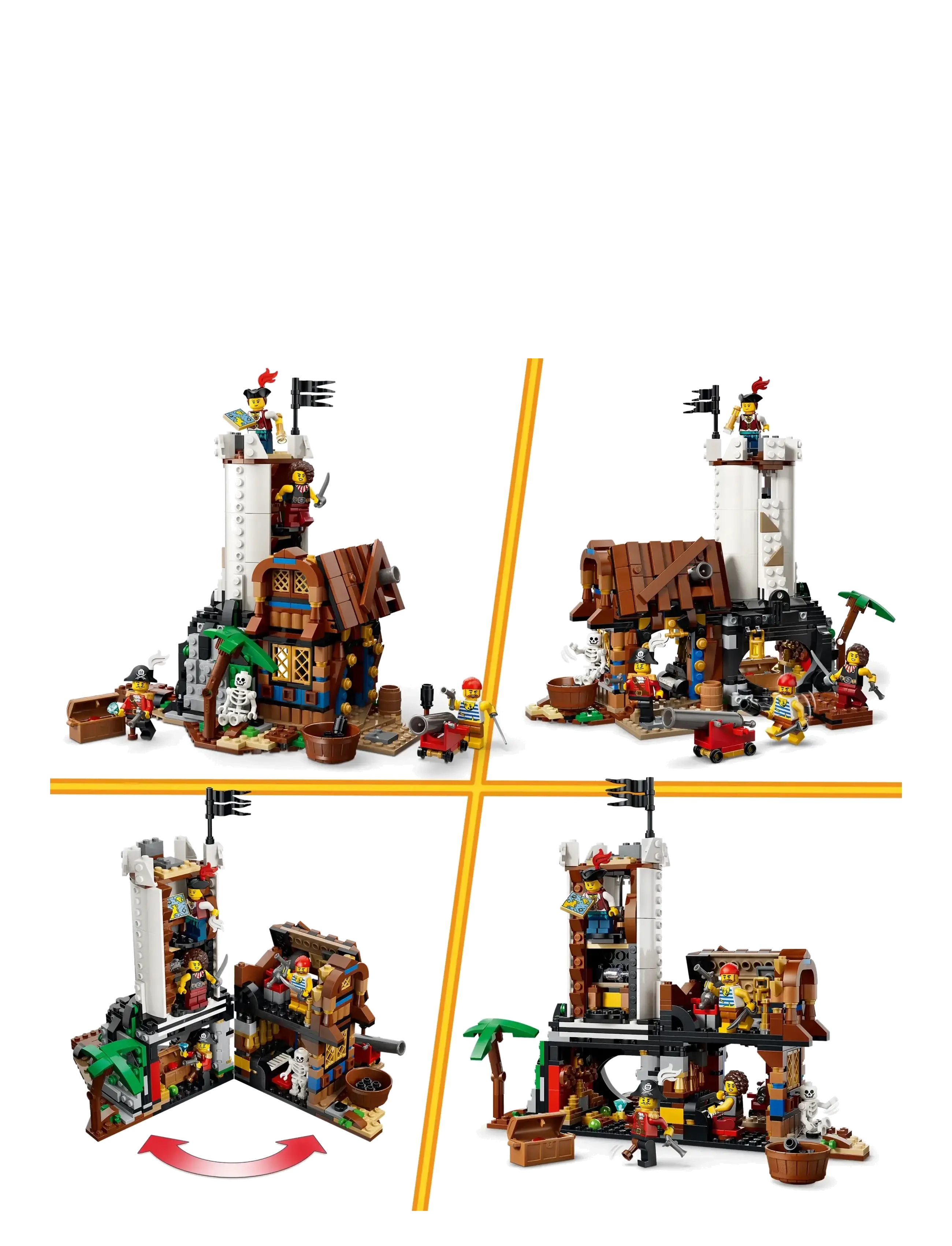 LEGO - Mahtava merirosvolaiva 31387 - lego creator - multi - 4