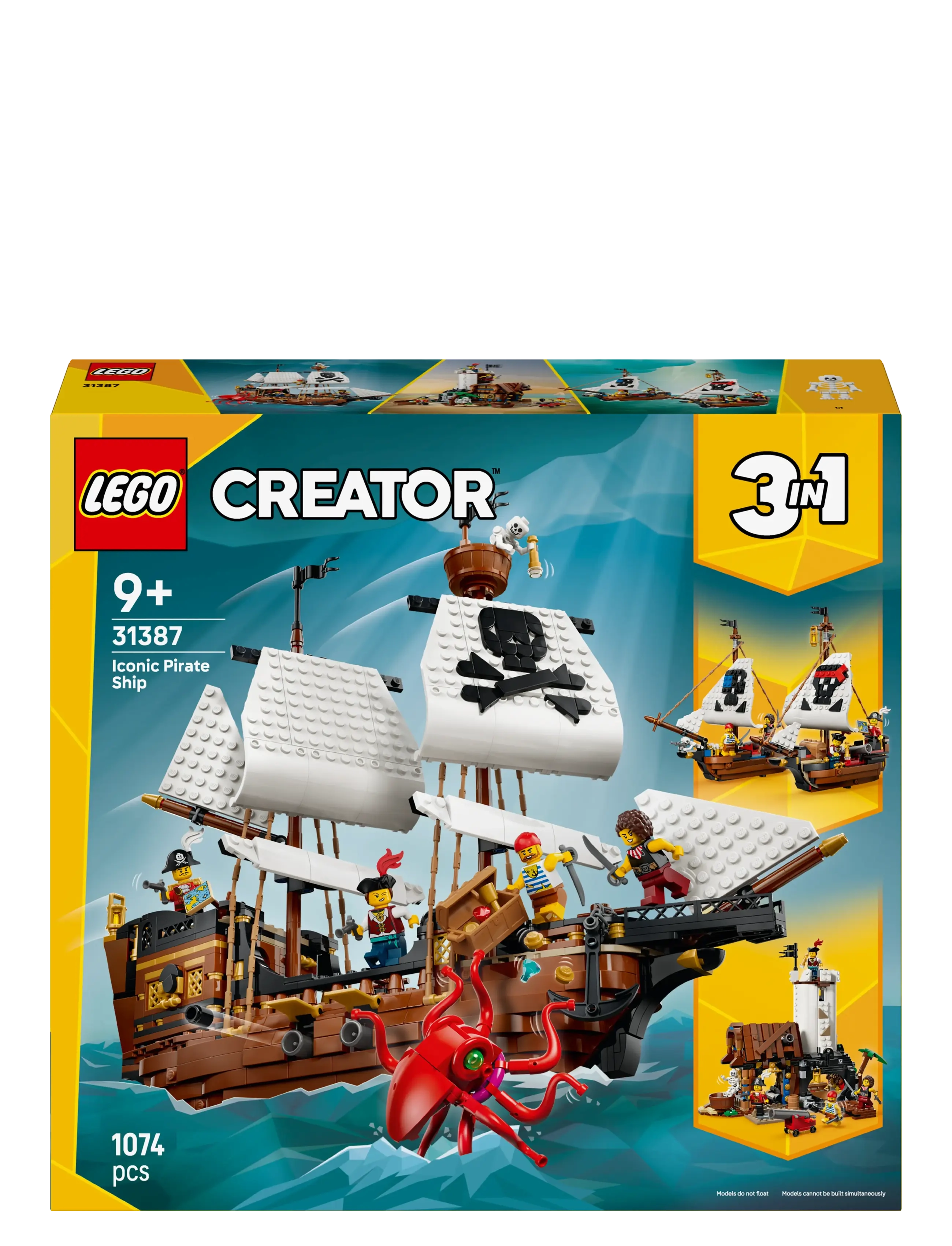 LEGO - Mahtava merirosvolaiva 31387 - lego creator - multi - 5