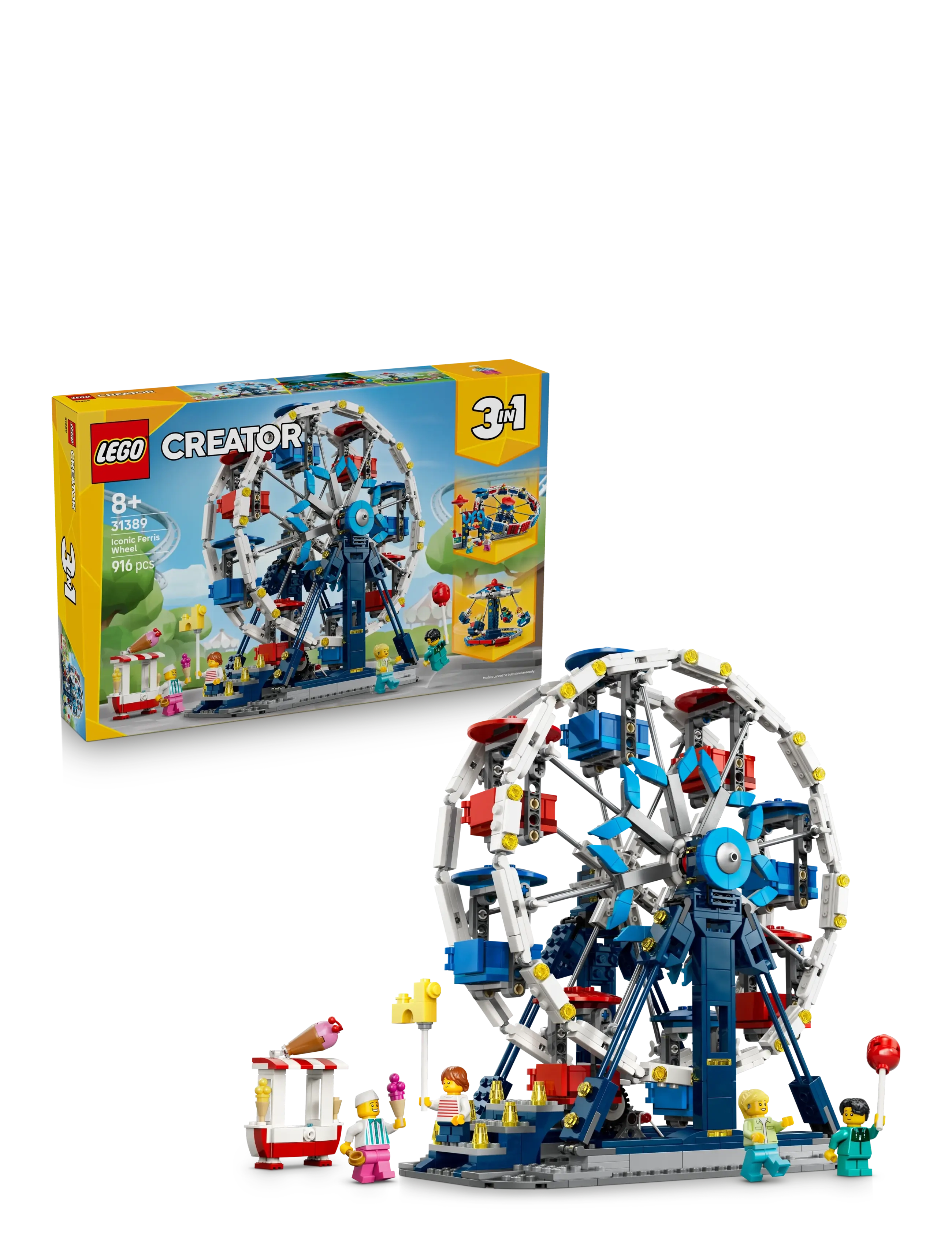 LEGO Ikonisk Pariserhjul 31389, One Size, Lego Spielzeug, Blau - creator, Kinder