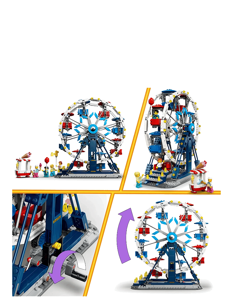 LEGO - Creator 3 in 1 Iconic Ferris Wheel Building Toy 31389 - multi - 4