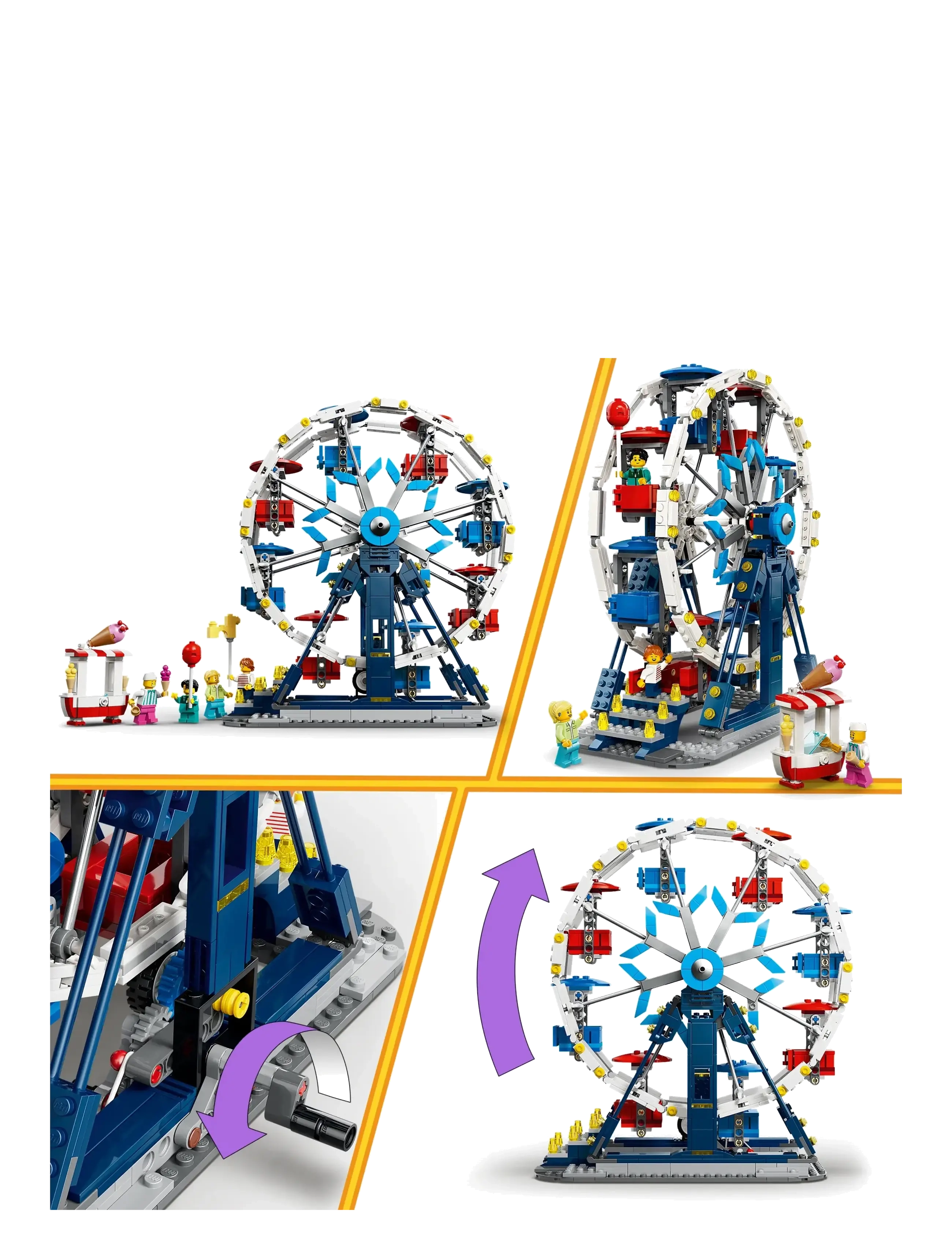 LEGO - Creator 3 in 1 Iconic Ferris Wheel Building Toy 31389 - lego creator - multi - 4