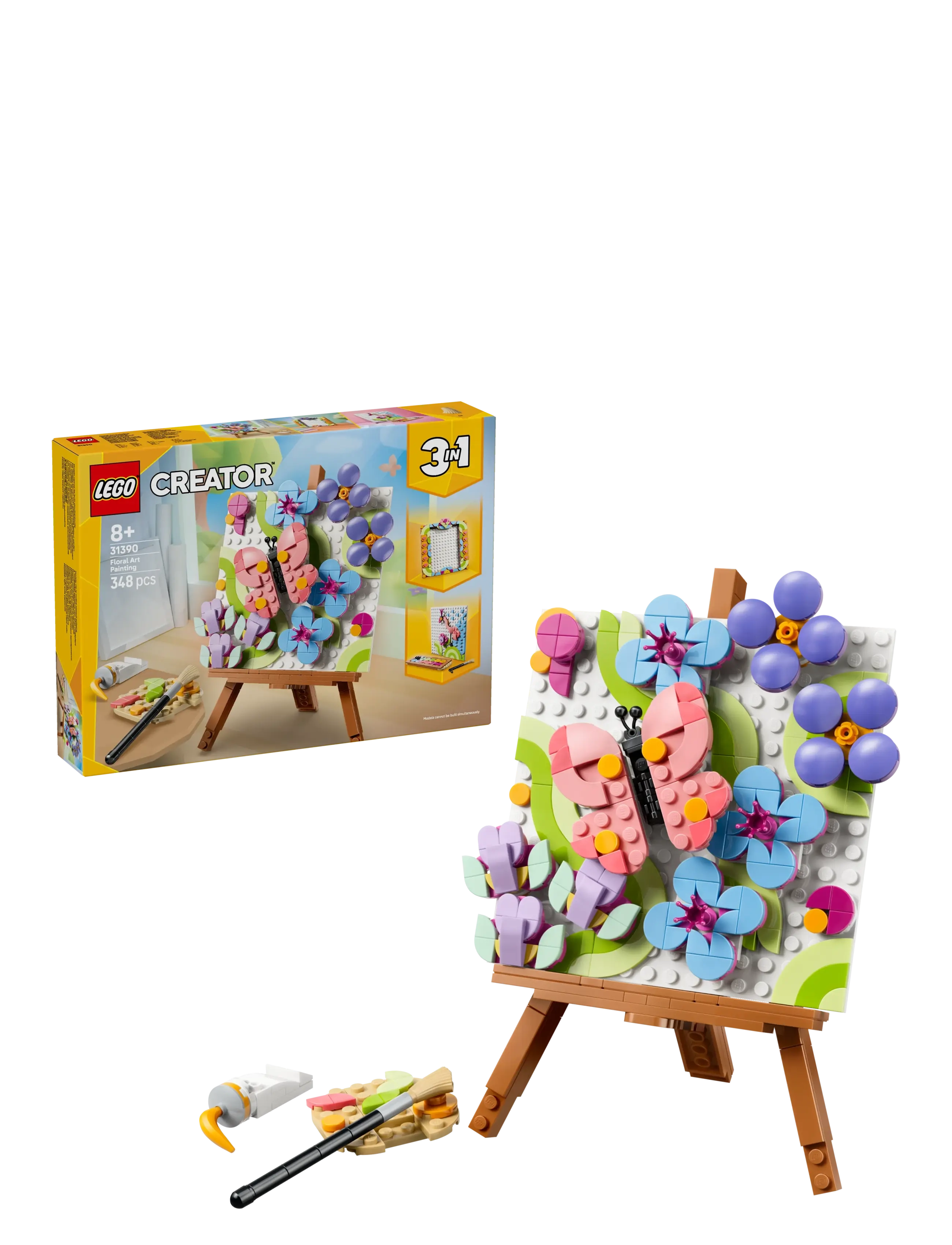 LEGO Blomsterpynt: Kunstmaleri 31390, One Size, Lego Spielzeug, Mehrfarbig/gemustert - creator, Kinder