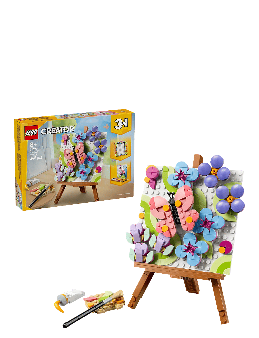 LEGO - Creator 3 in 1 Floral Art Decor Painting 31390 - lego creator - multi - 0