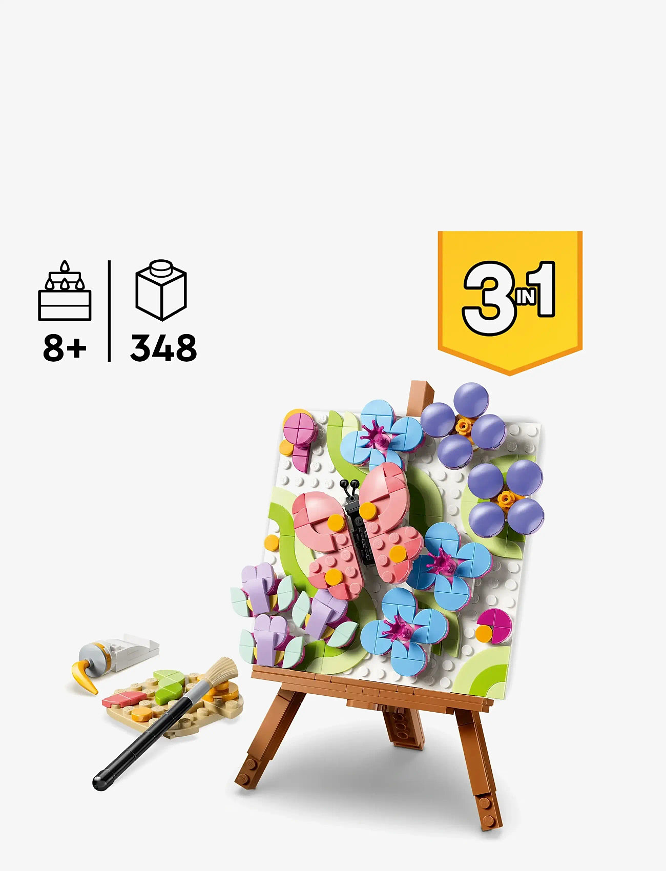 LEGO - Creator 3 in 1 Floral Art Decor Painting 31390 - multi - 1
