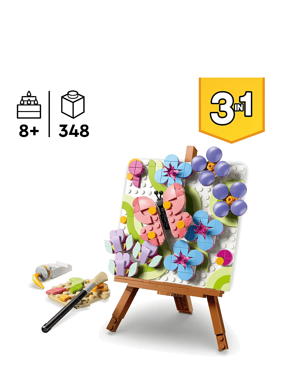 LEGO - Creator 3 in 1 Floral Art Decor Painting 31390 - lego creator - multi - 1