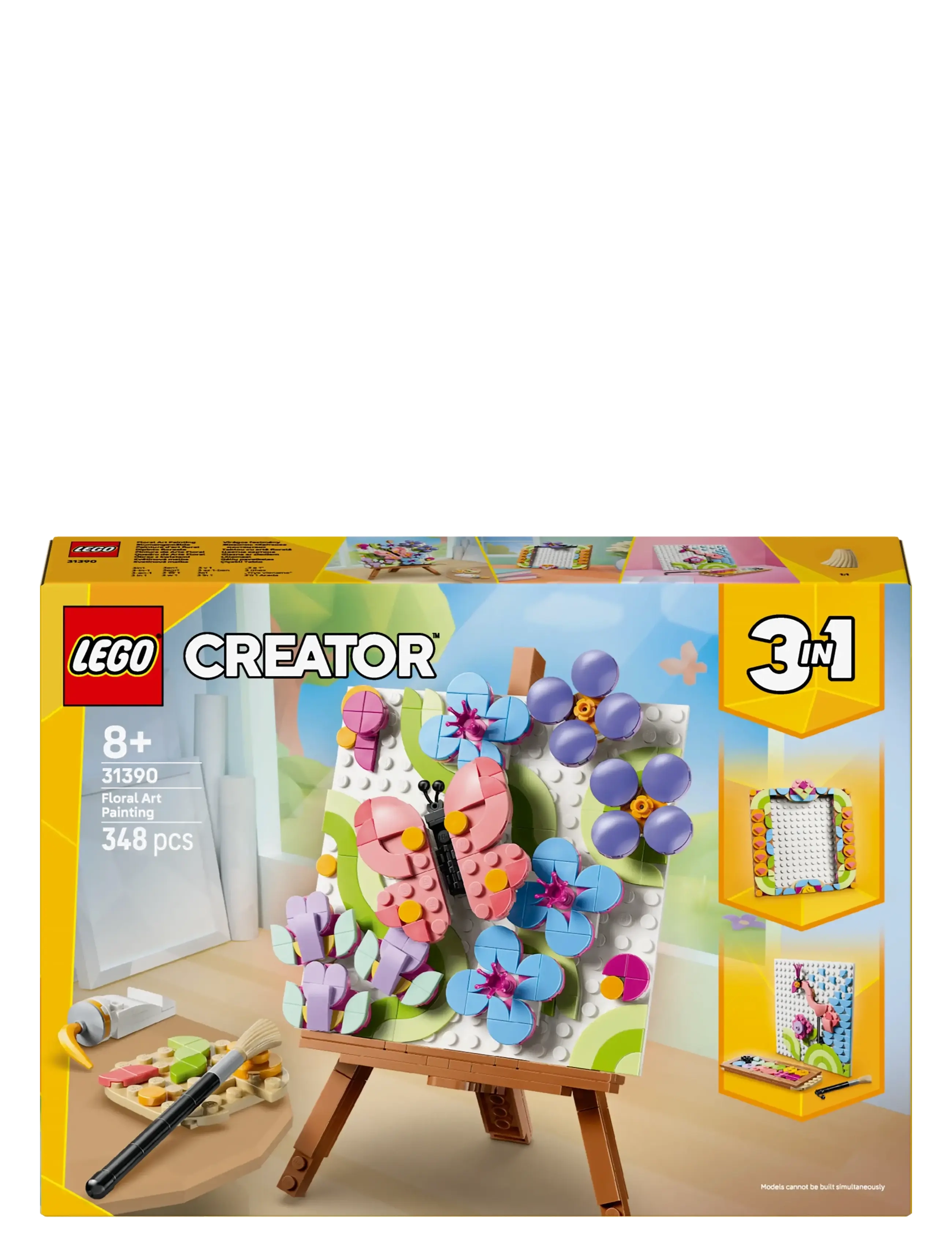 LEGO - Creator 3 in 1 Floral Art Decor Painting 31390 - lego creator - multi - 4