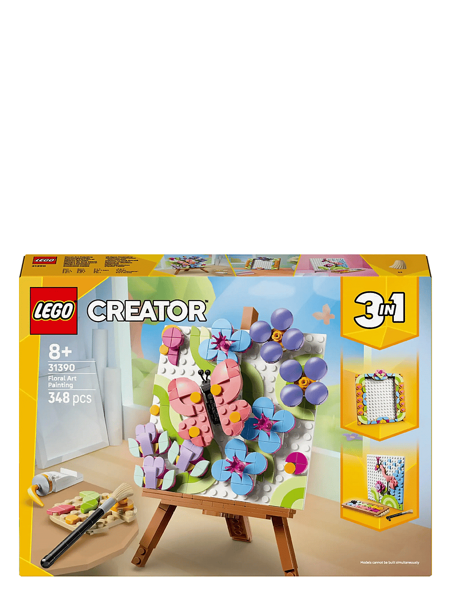 LEGO - Creator 3 in 1 Floral Art Decor Painting 31390 - lego creator - multi - 4