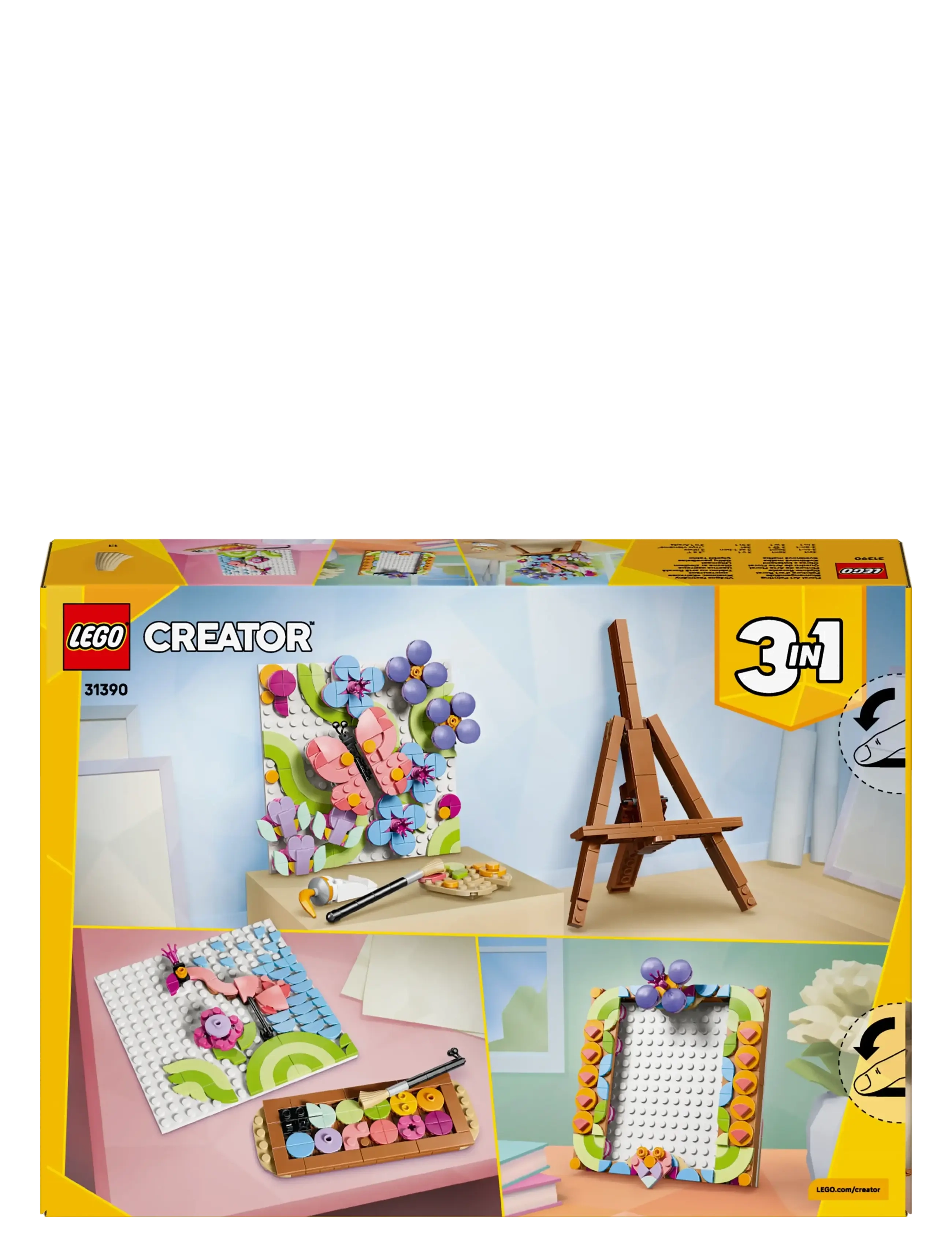 LEGO - Creator 3 in 1 Floral Art Decor Painting 31390 - lego creator - multi - 5