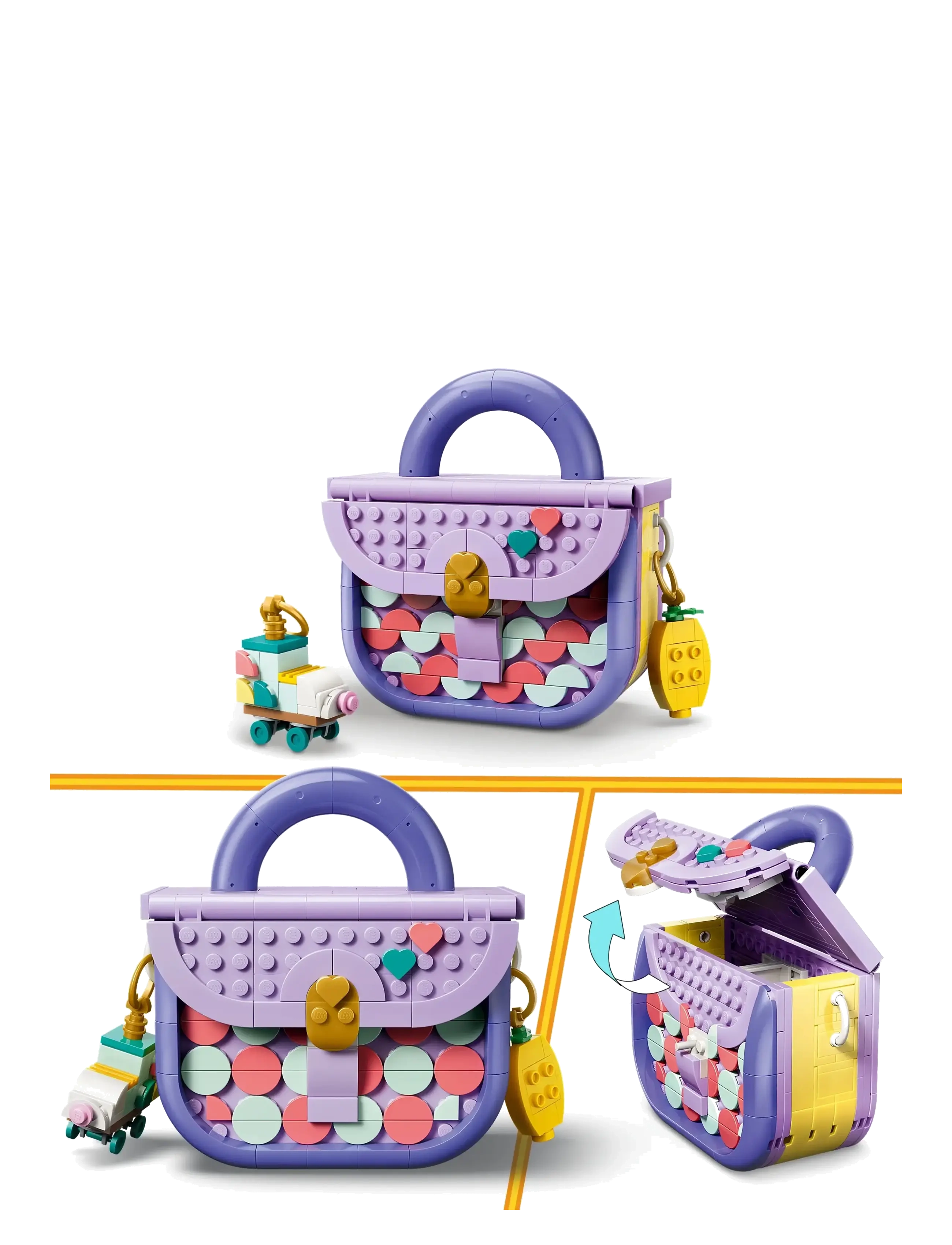 LEGO - Creator 3 in 1 Art Fashion Bag with Storage 31391 - lego creator - multi - 3