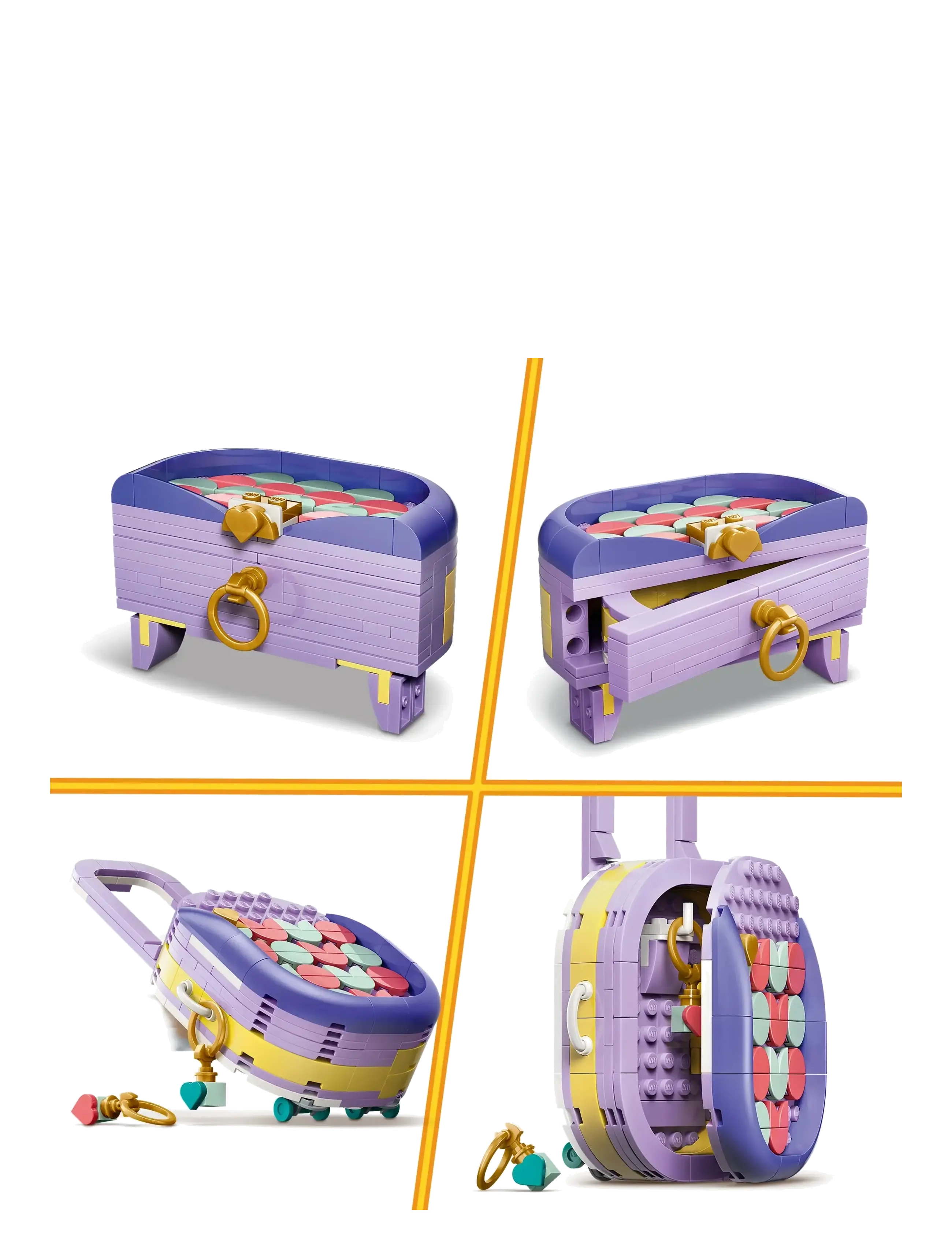 LEGO - Creator 3 in 1 Art Fashion Bag with Storage 31391 - lego creator - multi - 4
