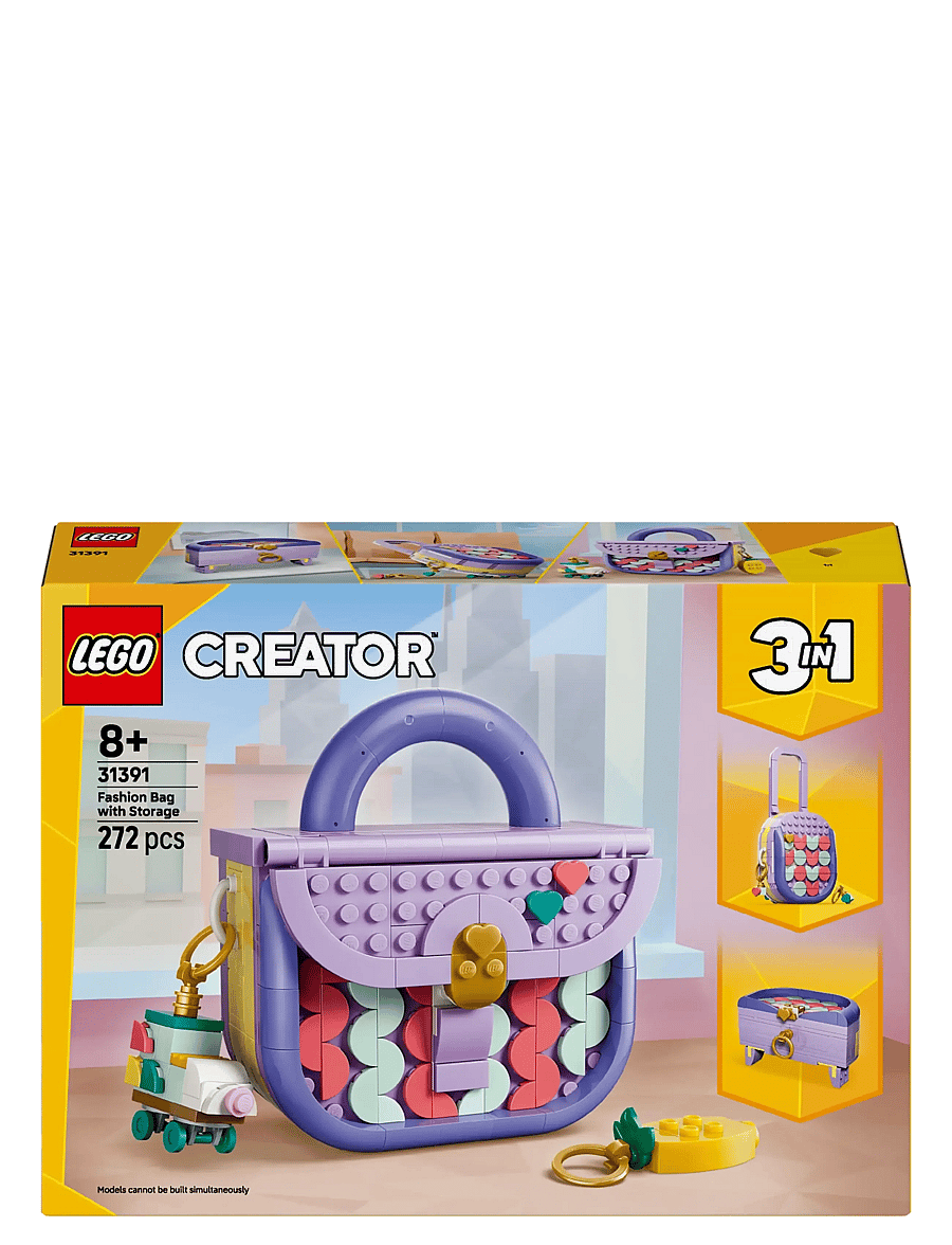 LEGO - Creator 3 in 1 Art Fashion Bag with Storage 31391 - lego creator - multi - 5