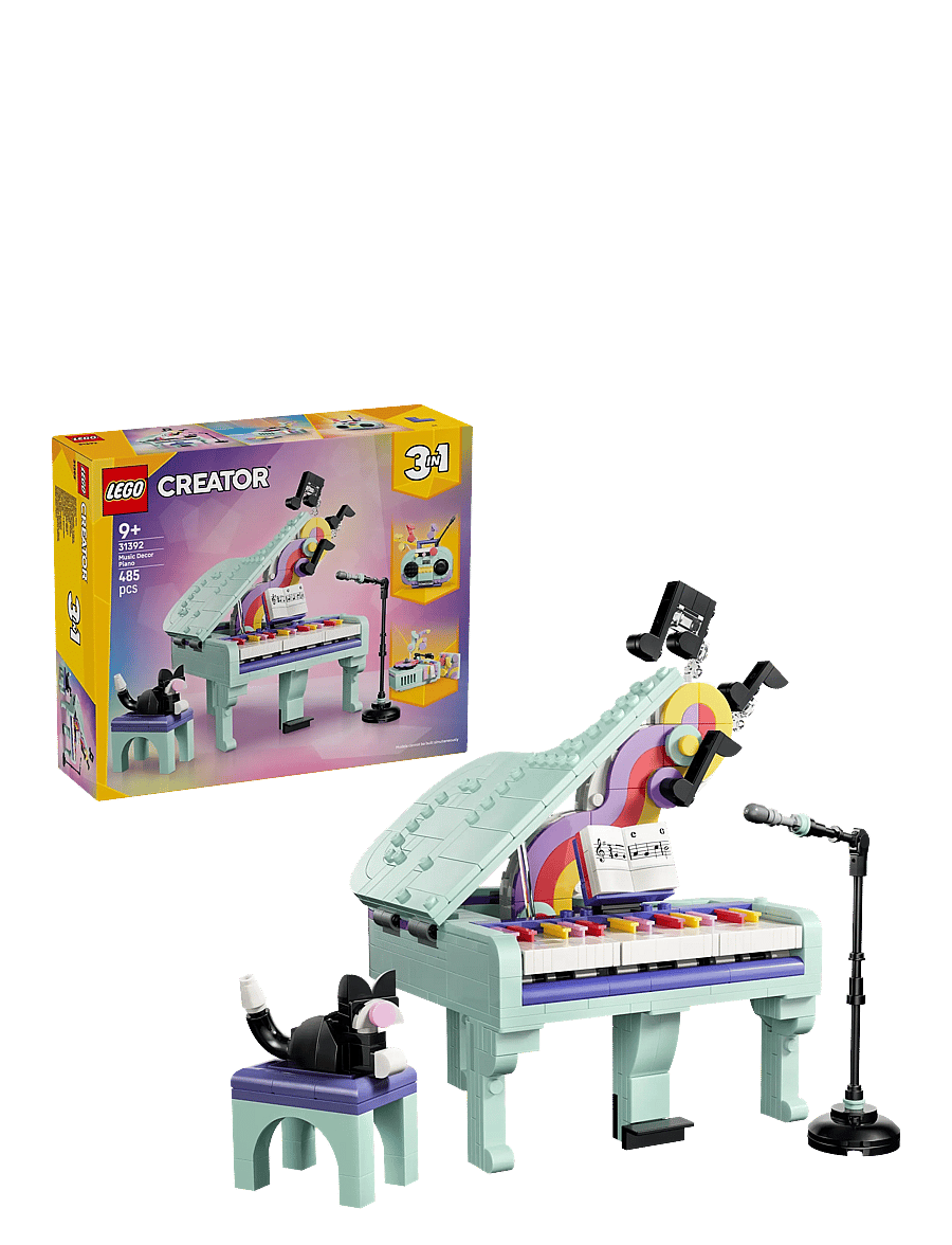 LEGO - Creator 3 in 1 Music Decor Piano with Cat 31392 - lego creator - multi - 0