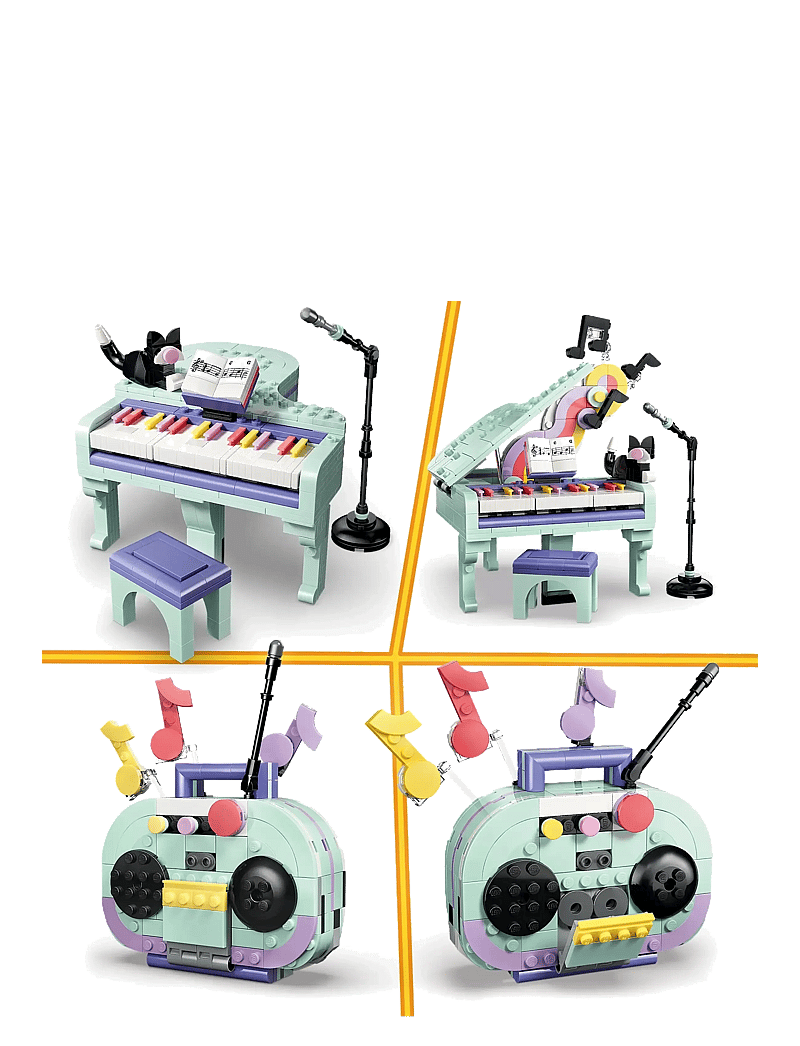 LEGO - Creator 3 in 1 Music Decor Piano with Cat 31392 - multi - 4