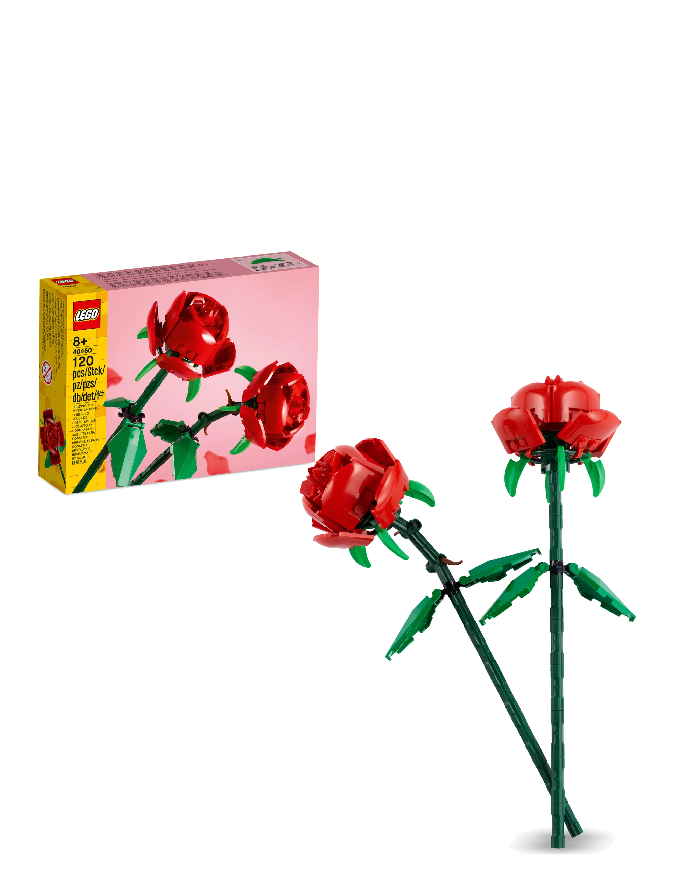 LEGO Roses 40460 Building Kit, Kinder,,,Rot Gr.ONE SIZE