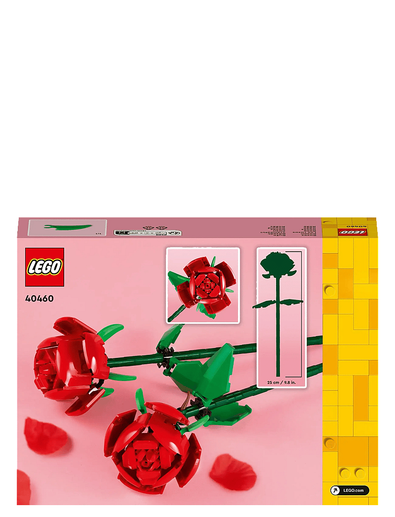 LEGO - Roses 40460 Building Kit - lego botanical collection - multi - 3