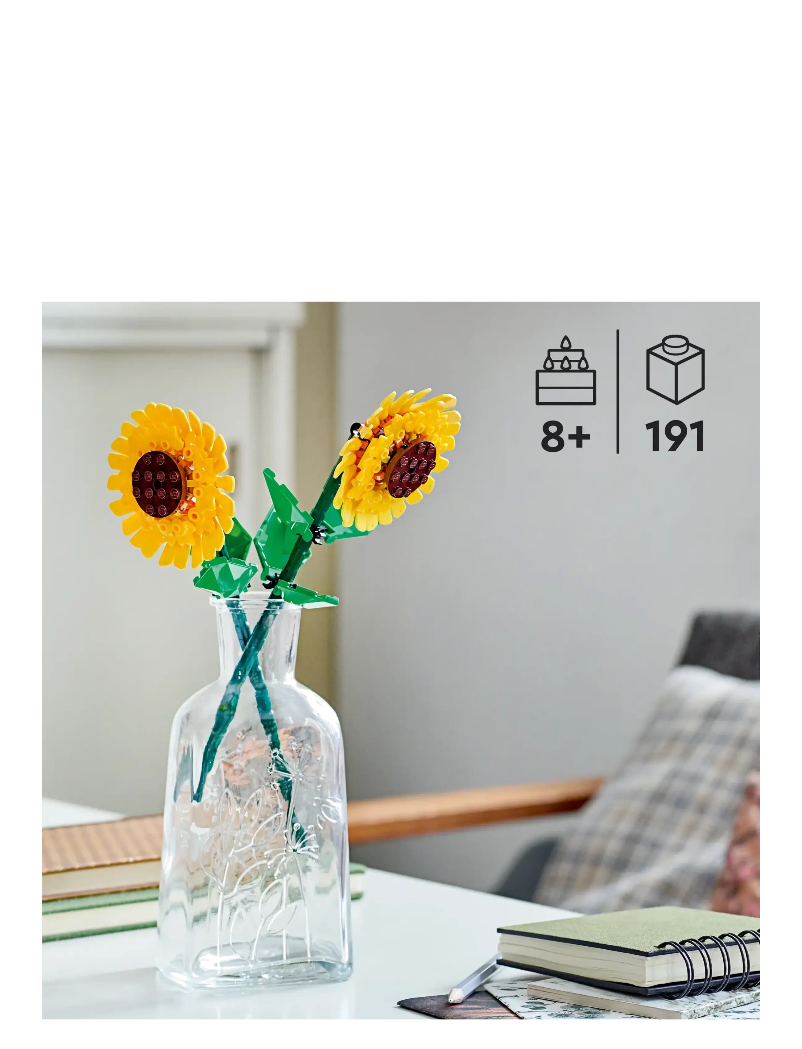 LEGO - Sunflowers 40524 Building Kit; For Ages 8+ - lego botanical collection - multi - 1