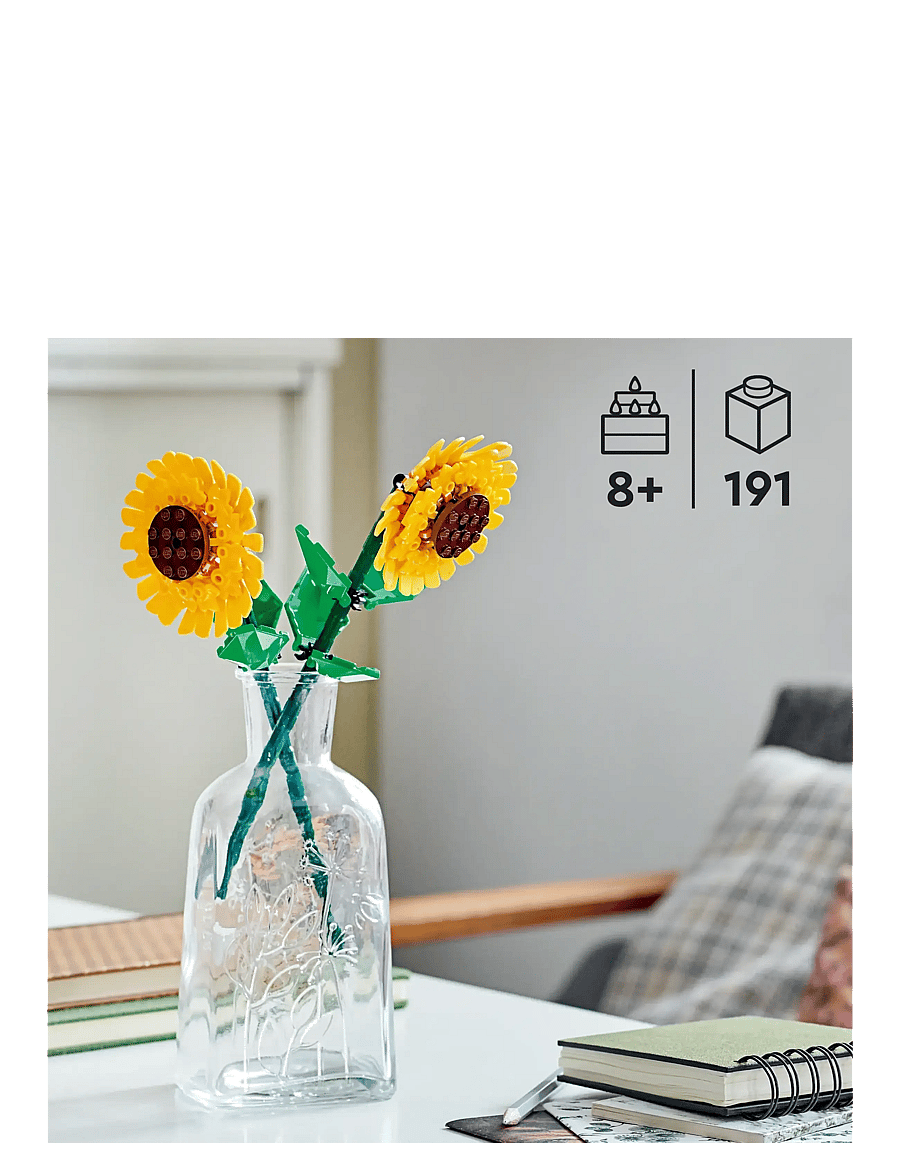 LEGO - Sunflowers 40524 Building Kit; For Ages 8+ - lego botanical collection - multi - 1