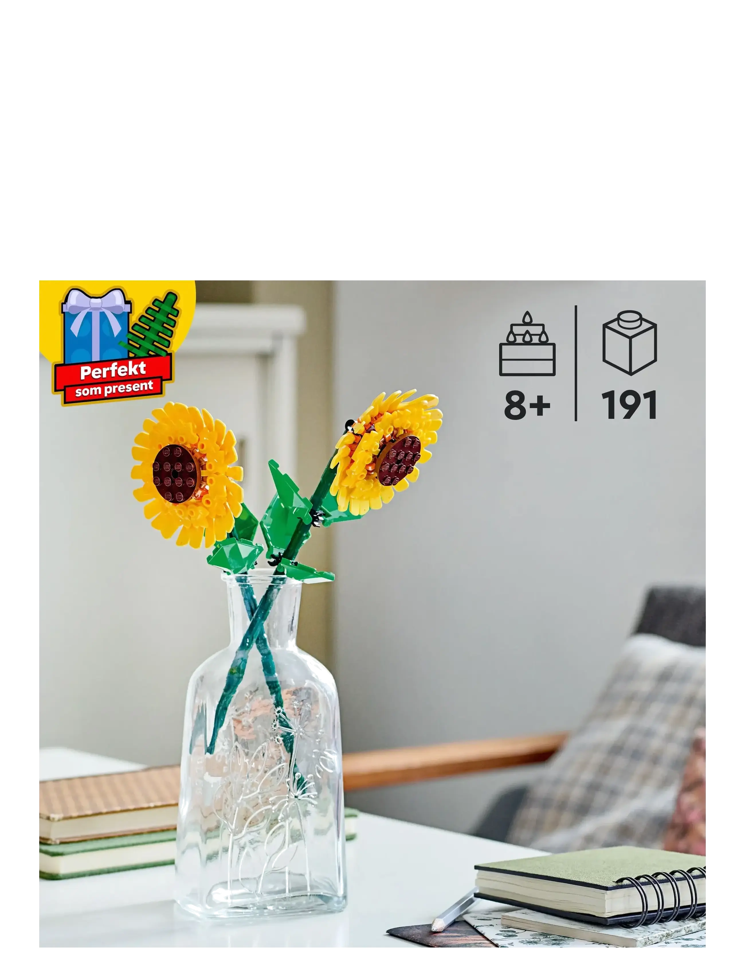 LEGO - Sunflowers 40524 Building Kit; For Ages 8+ - lowest prices - multi - 1