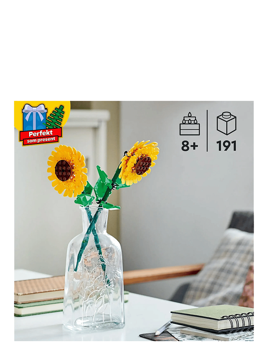 LEGO - Sunflowers 40524 Building Kit; For Ages 8+ - lego botanical collection - multi - 1