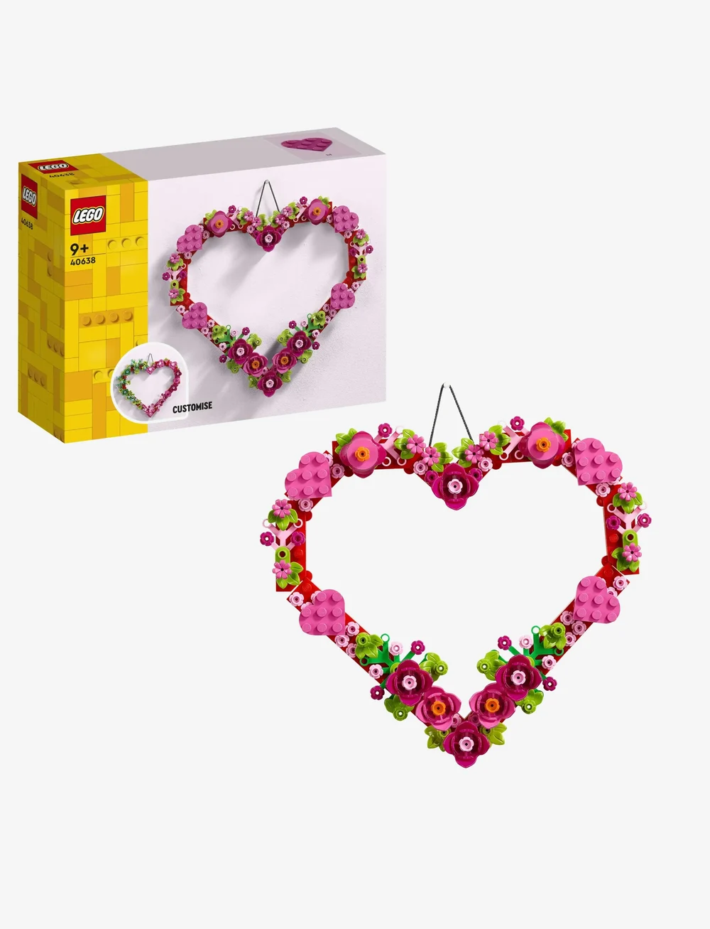 LEGO - Heart Ornament Home Decor 40638 - lego art - multi - 0
