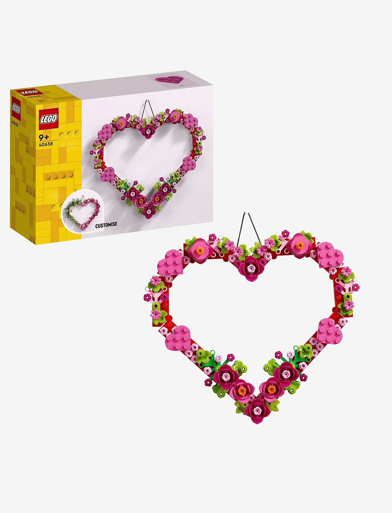 LEGO | Heart Ornament Home Decor 40638 | ONE SIZE