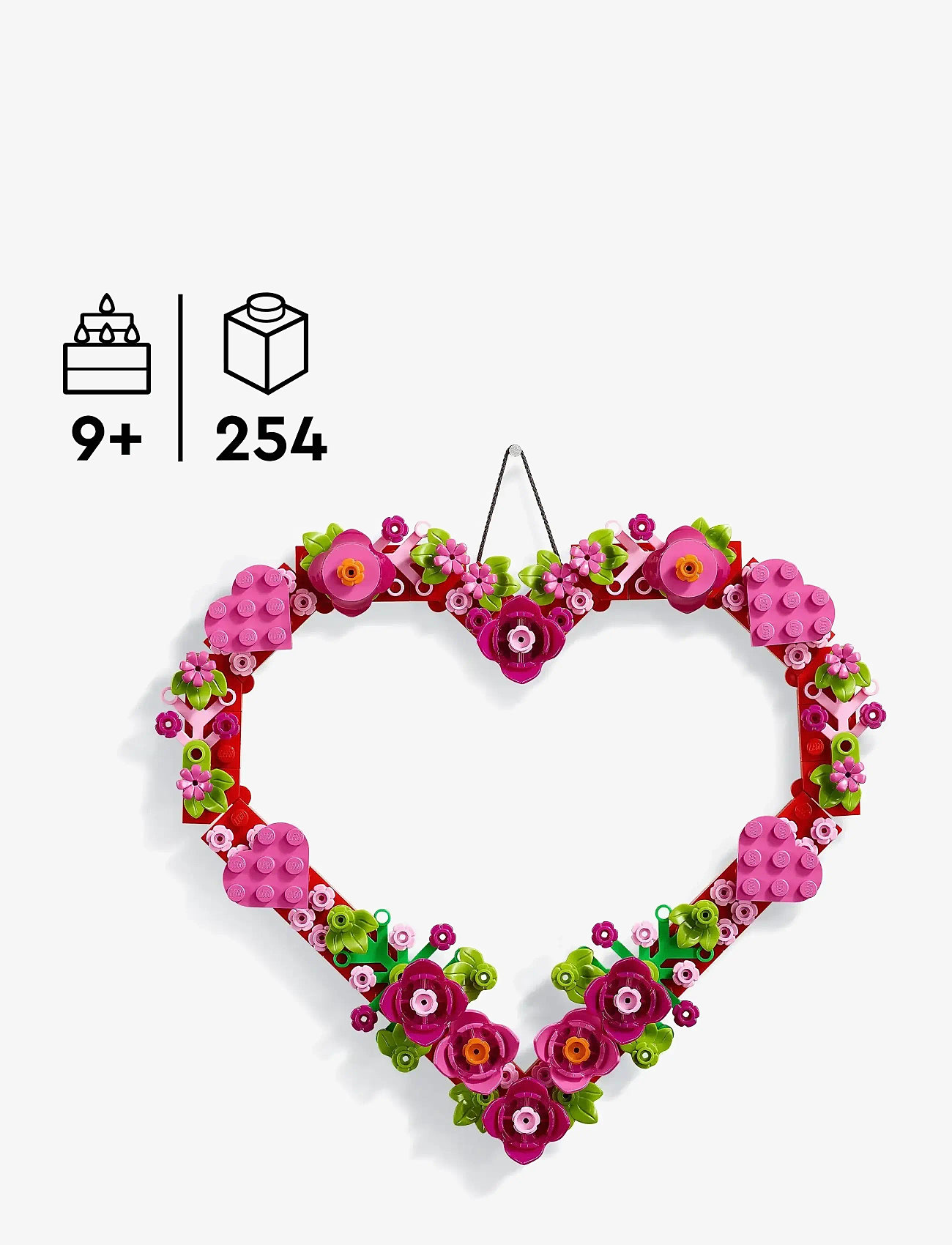 LEGO - Heart Ornament Home Decor 40638 - lego art - multi - 1