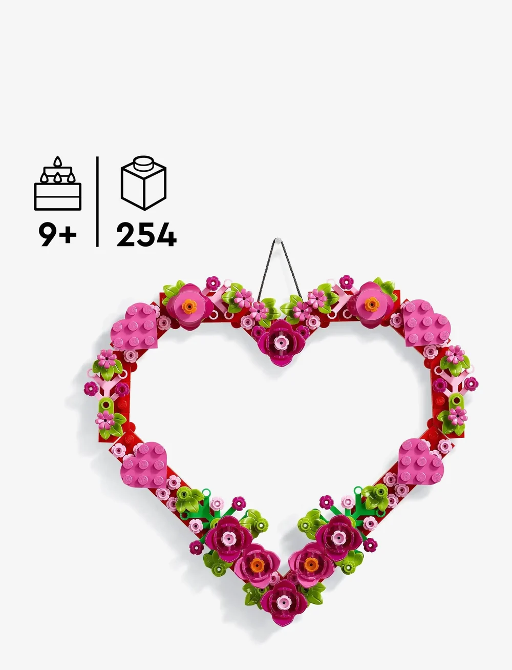 LEGO - Heart Ornament Home Decor 40638 - lego art - multi - 1