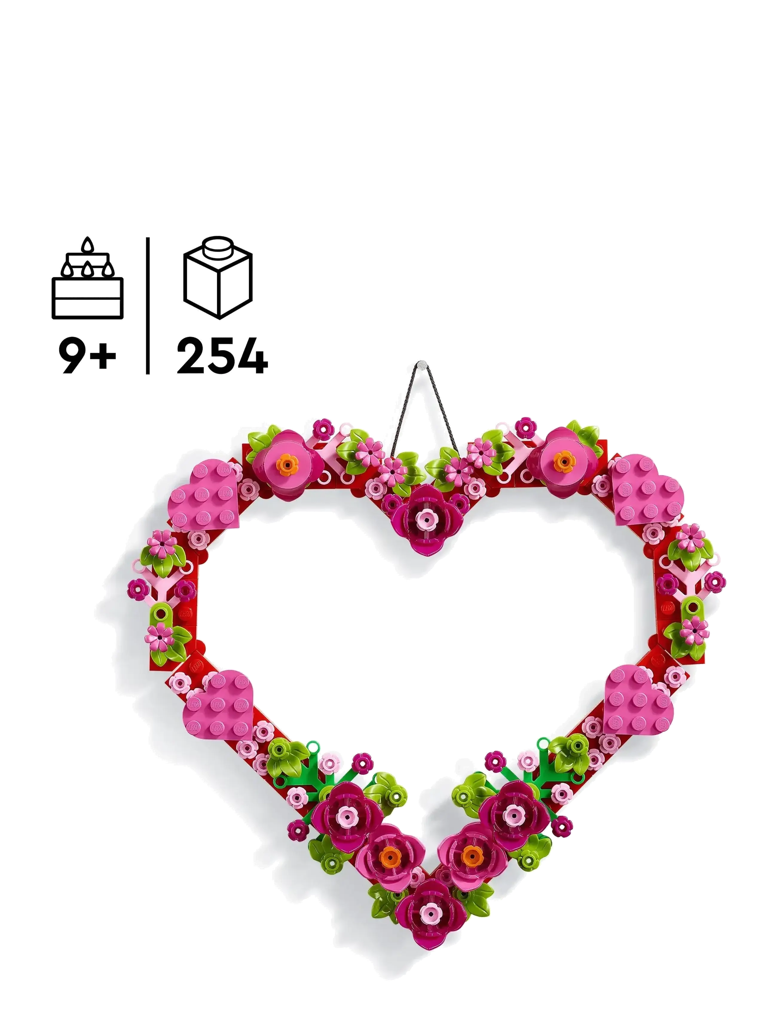 LEGO - Heart Ornament Home Decor 40638 - die niedrigsten preise - multi - 1